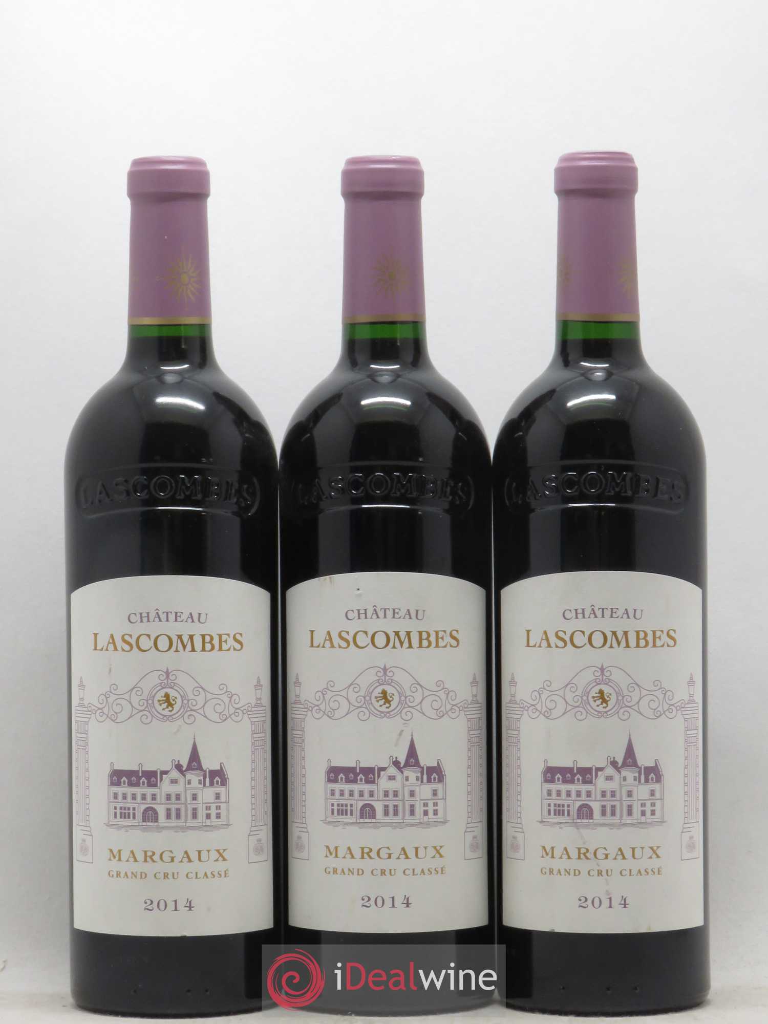 Château Lascombes 2ème Grand Cru Classé 2014 - Lot de 3 bouteilles - 0