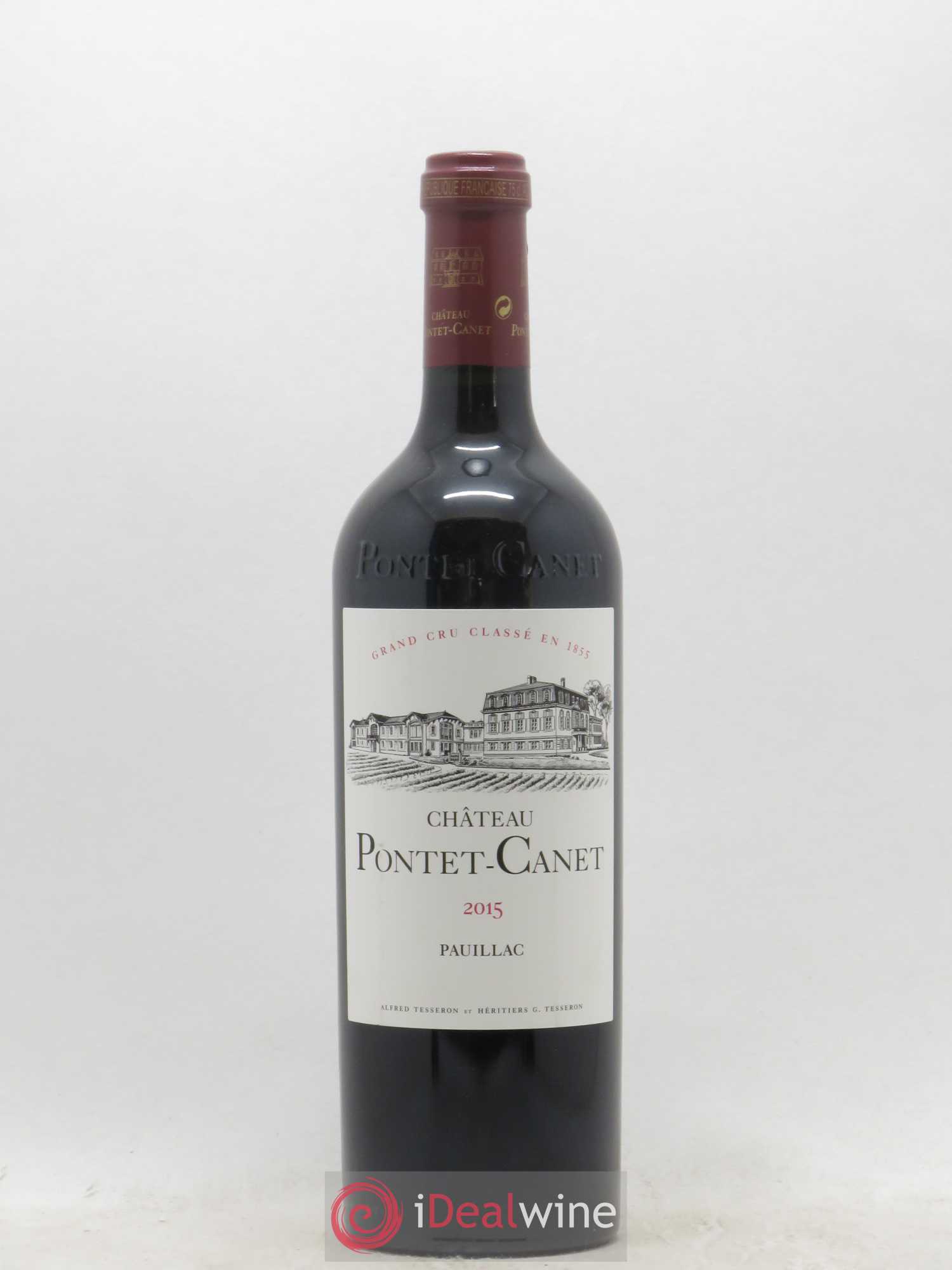 Château Pontet Canet 5ème Grand Cru Classé 2015 - Lot de 1 bouteille - 0