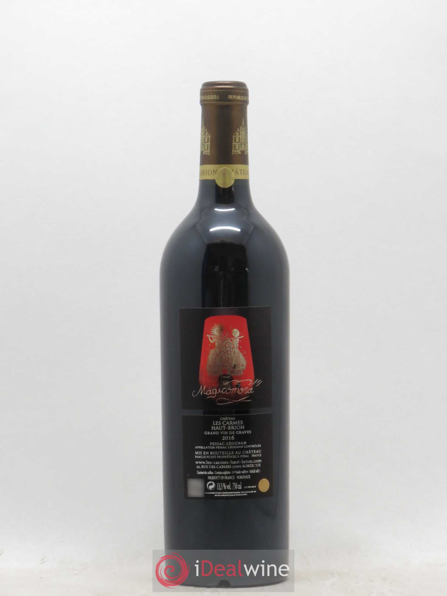 Château Les Carmes Haut-Brion 2016 - Lot de 1 bouteille - 1