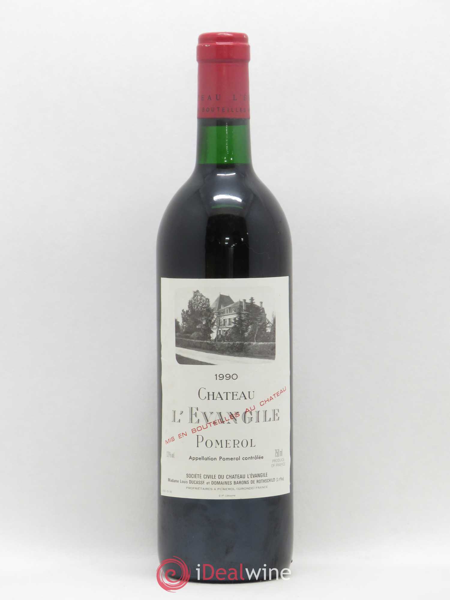 Château l' Évangile 1990 - Lot de 1 bouteille - 0
