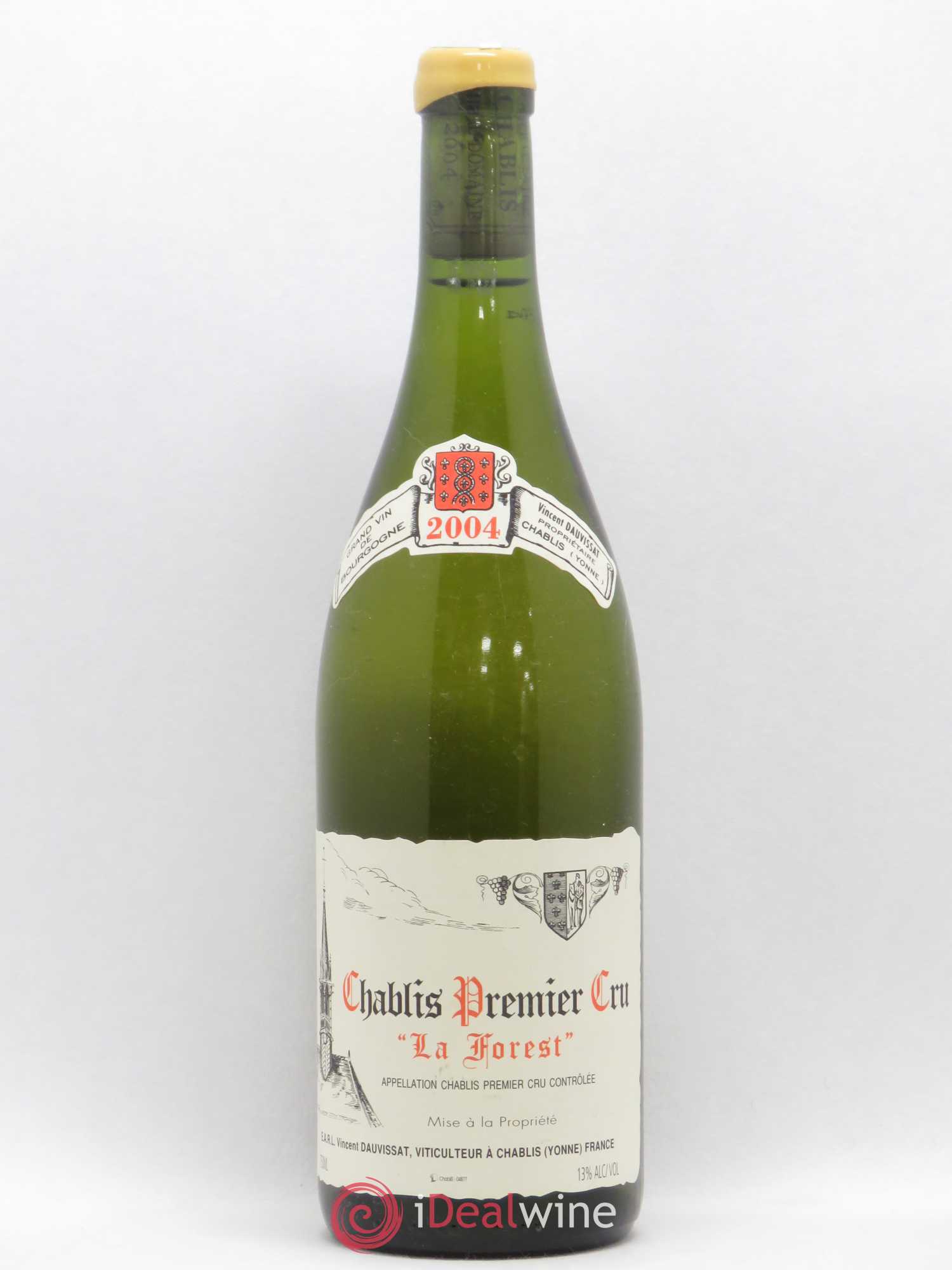 Chablis 1er Cru La Forest Vincent Dauvissat (Domaine) 2004 - Lot de 1 bouteille - 0
