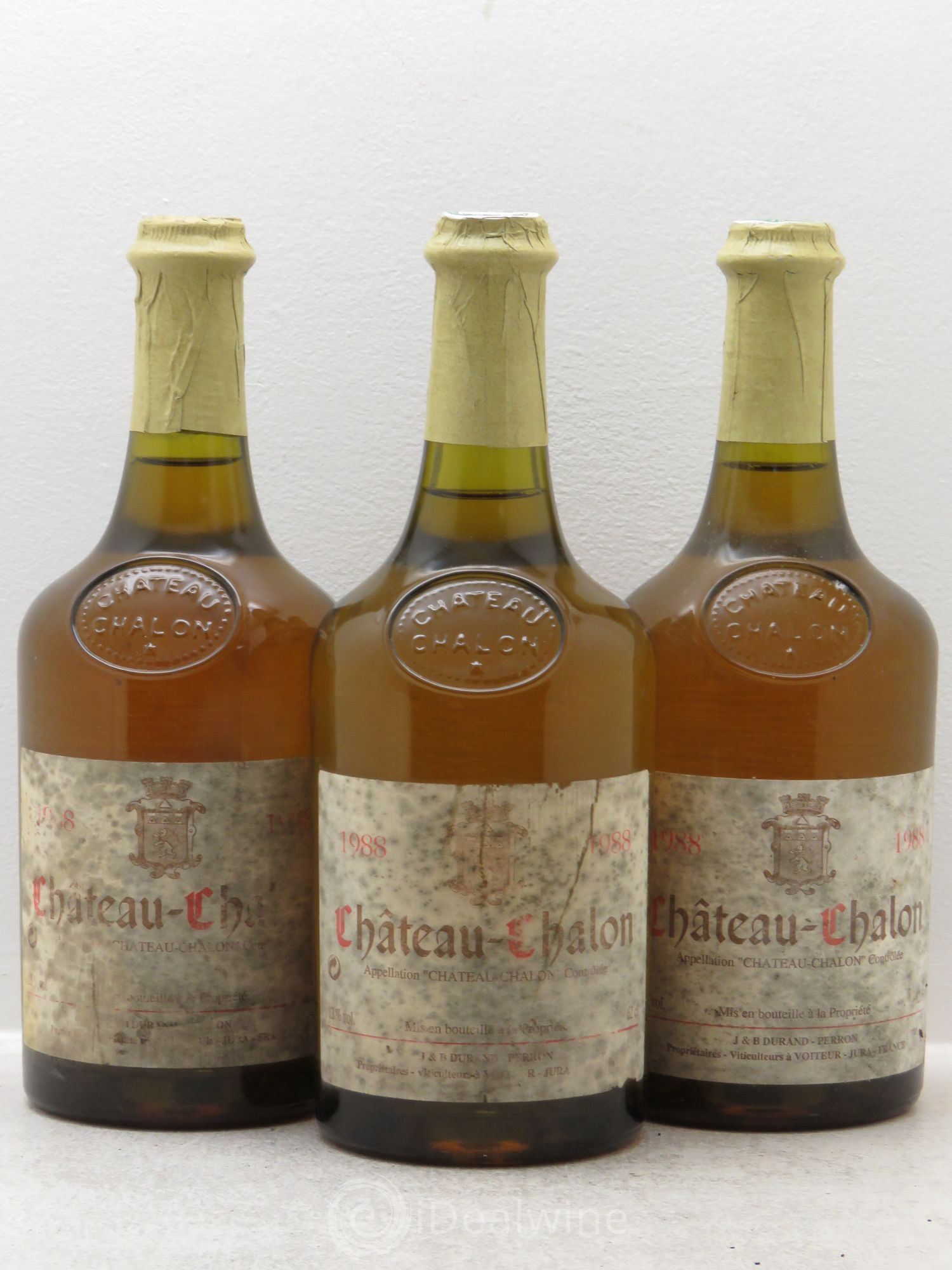 Château-Chalon Durand-Perron 1988 - Lot de 3 bouteilles - 0