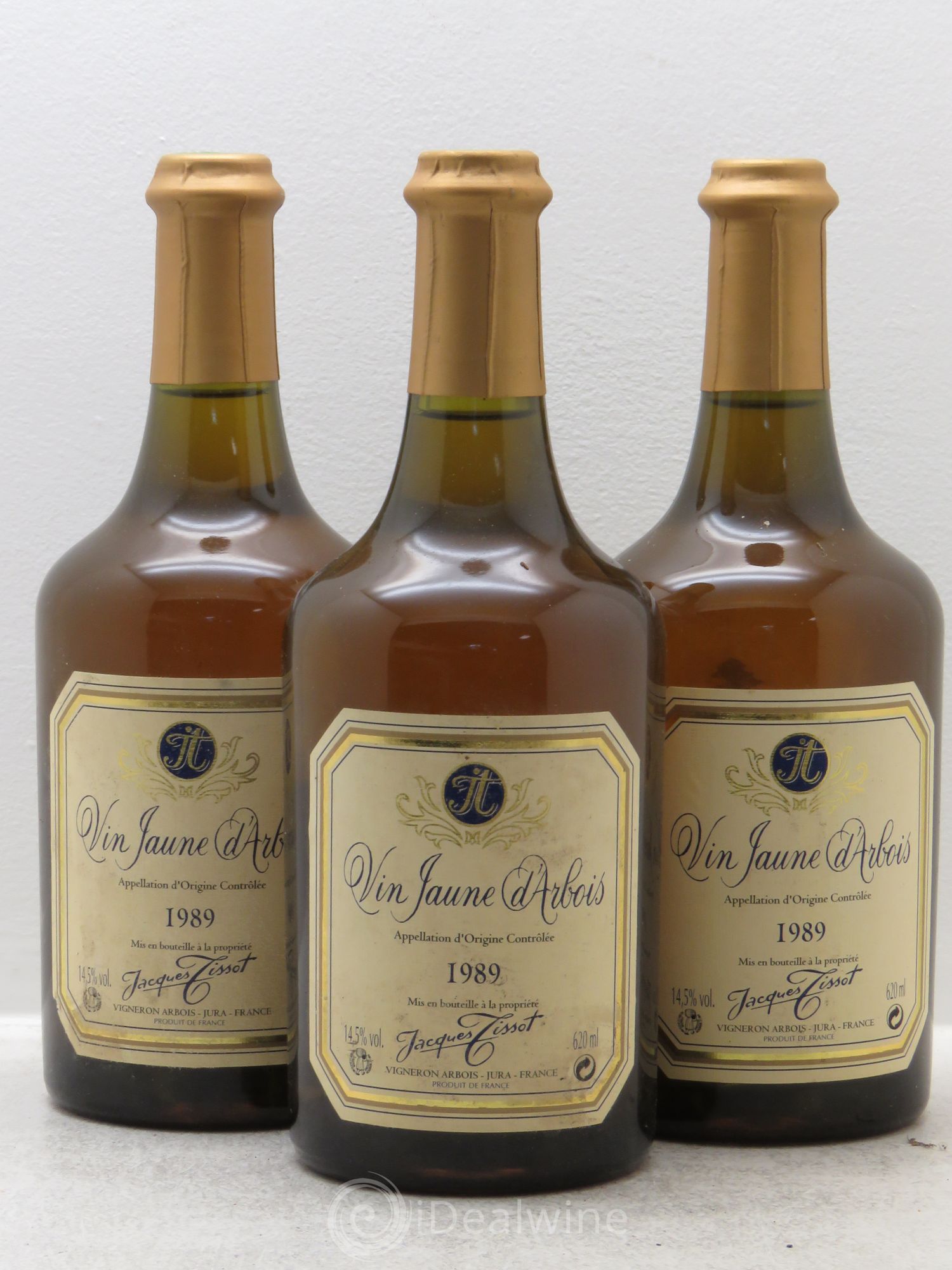 Arbois Vin Jaune Domaine Tissot 1989 - Lot de 3 bouteilles - 0
