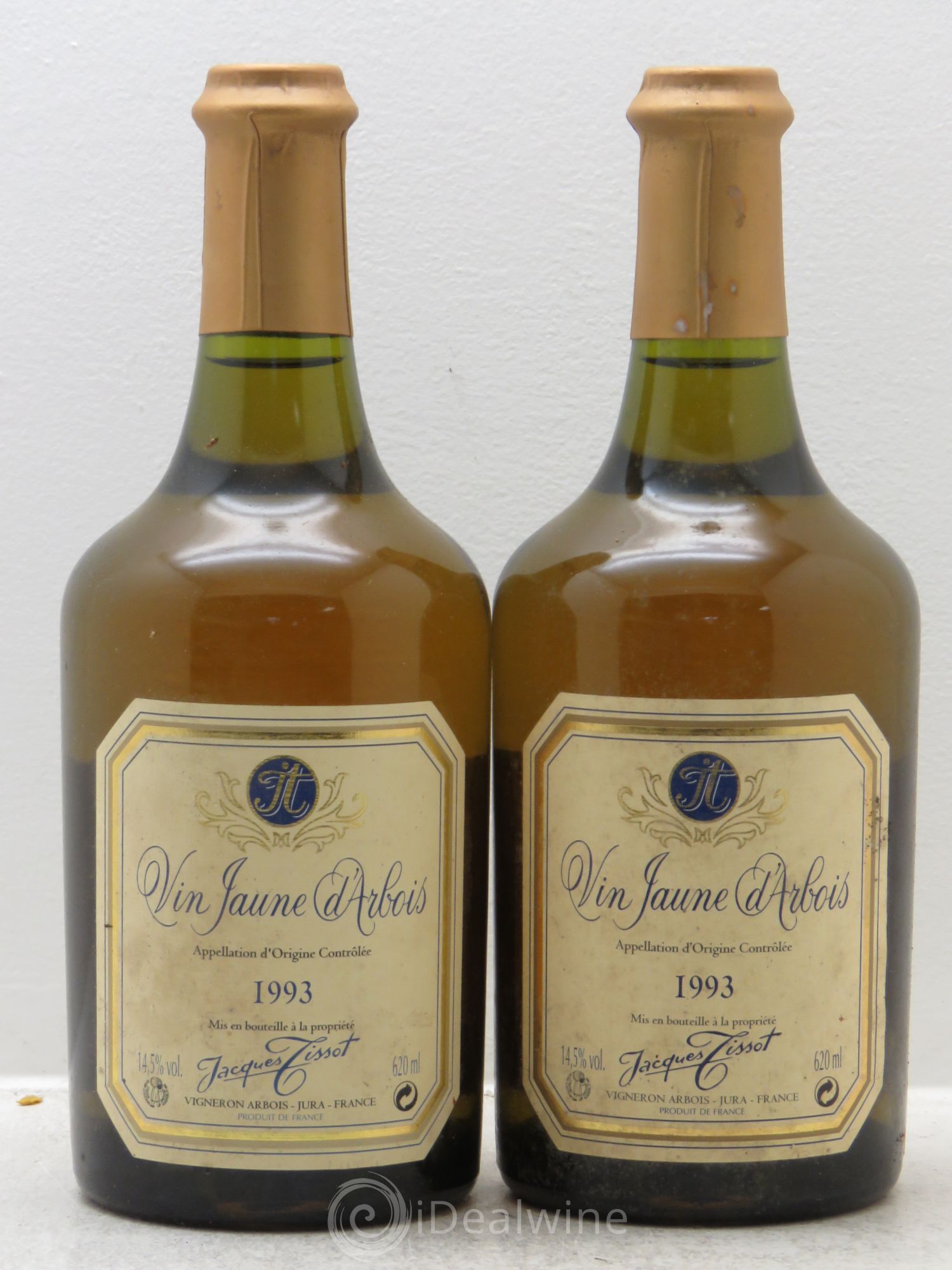 Arbois Vin Jaune Domaine Tissot 1993 - Lot de 2 bouteilles - 0