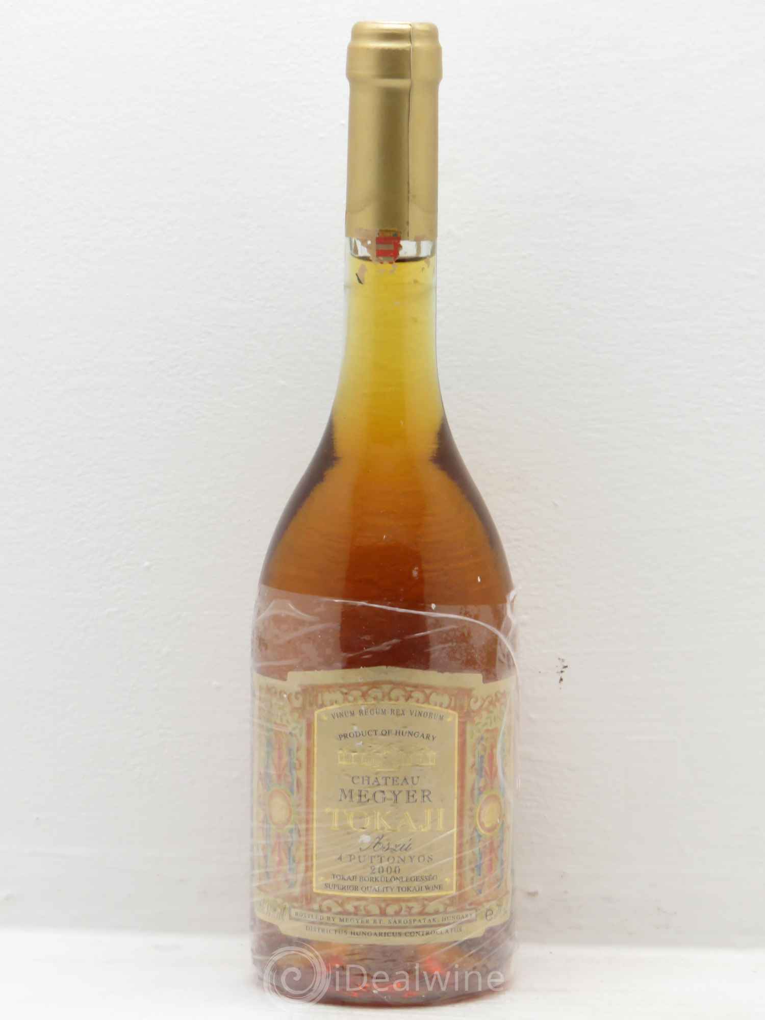 Tokaji Aszu 4 Puttonyos Château Megyer (sans prix de réserve) 2000 - Posten von 1 Flasche - 0