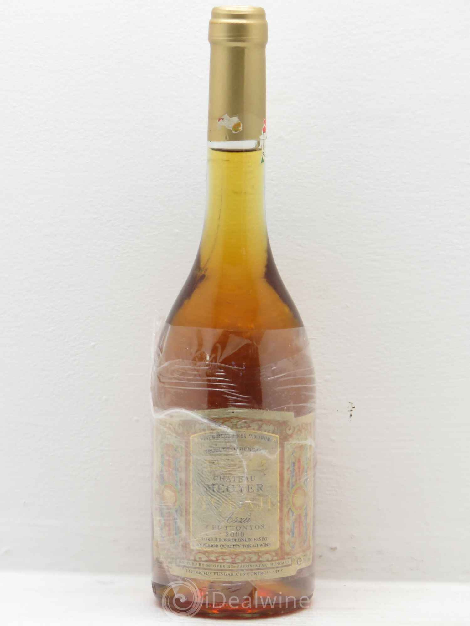 Tokaji Aszu 4 Puttonyos Château Megyer (sans prix de réserve) 2000 - Posten von 1 Flasche - 0