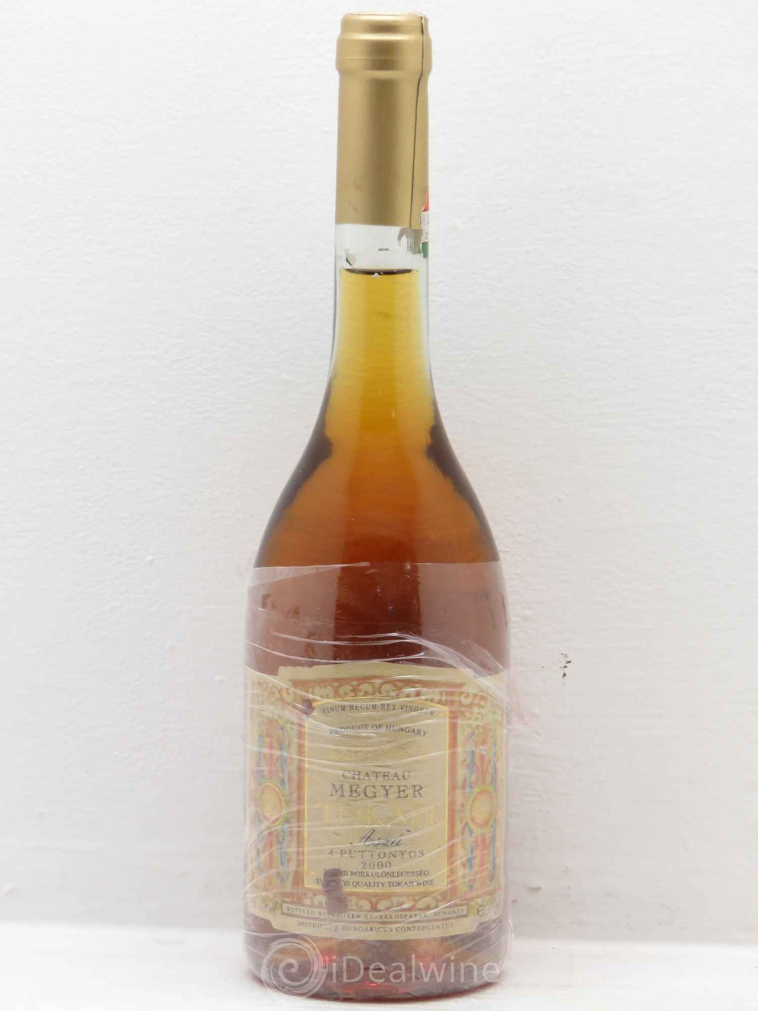 Tokaji Aszu 4 Puttonyos Château Megyer (sans prix de réserve) 2000 - Posten von 1 Flasche - 0
