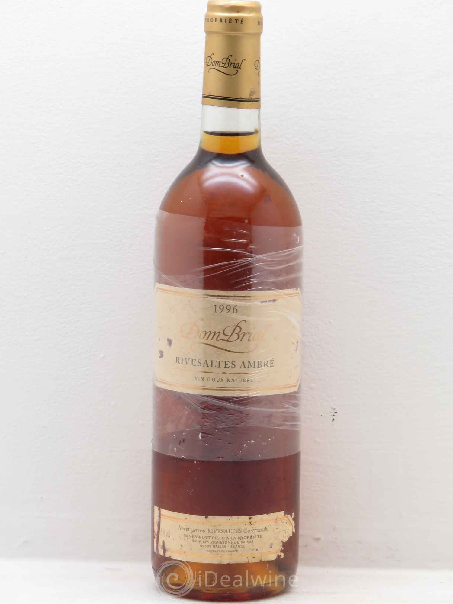 Rivesaltes Brial (sans prix de réserve) 1996 - Posten von 1 Flasche - 0
