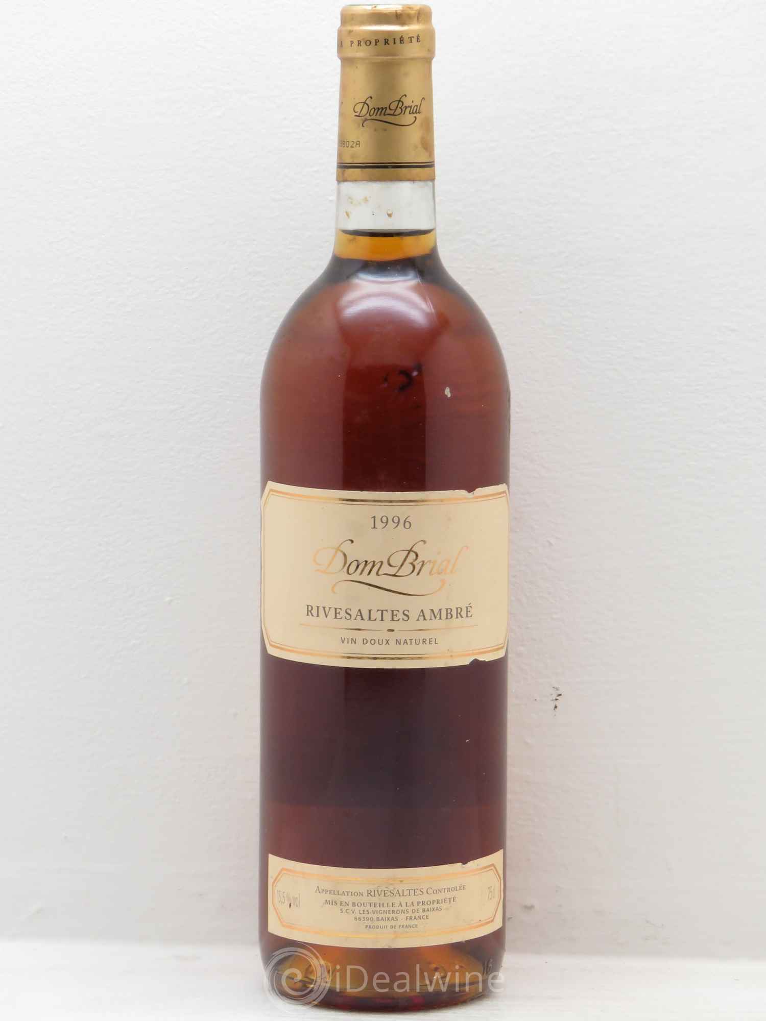 Rivesaltes Brial (sans prix de réserve) 1996 - Posten von 1 Flasche - 0