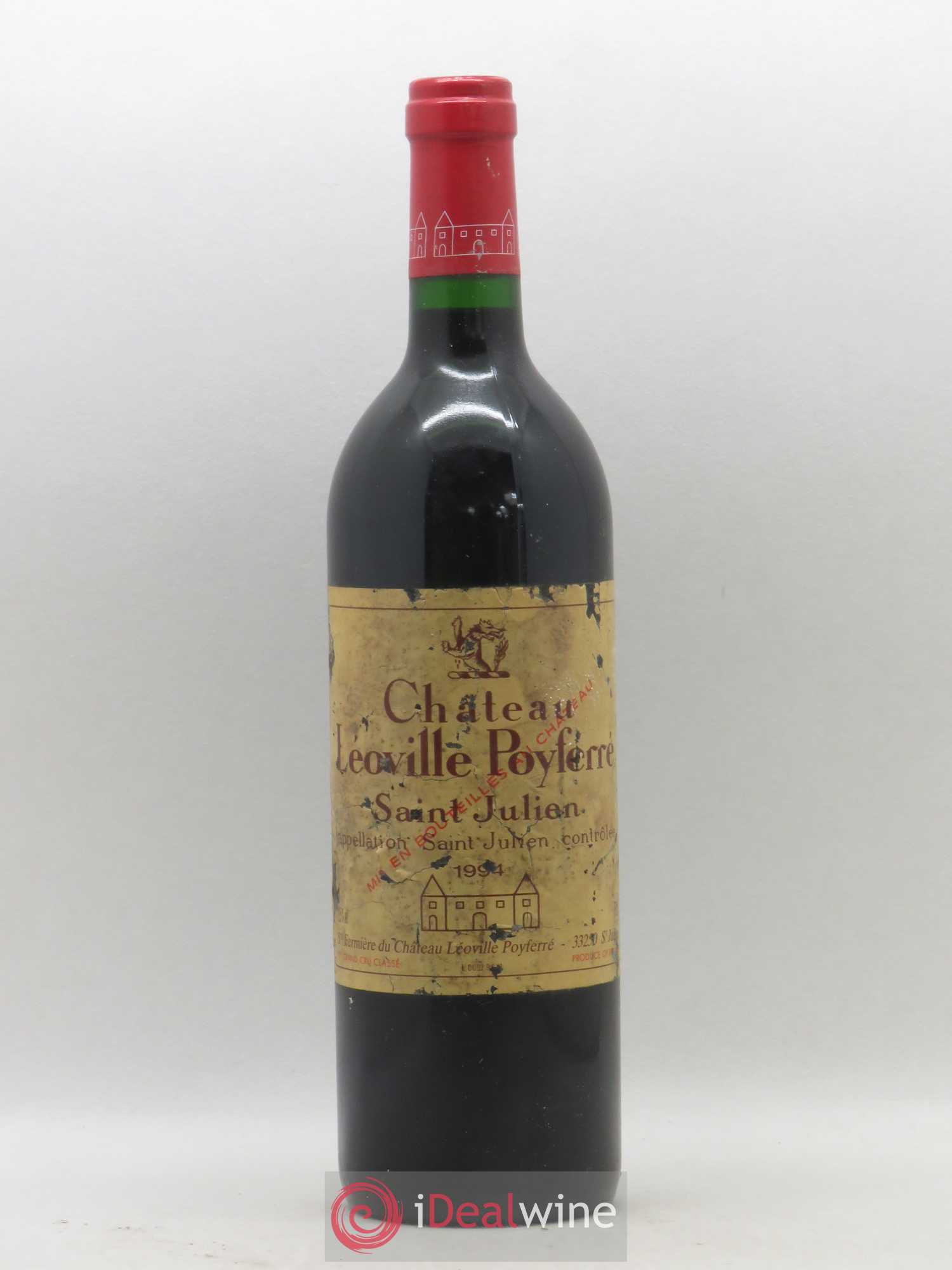 Château Léoville Poyferré 2ème Grand Cru Classé 1994 - Lot de 1 bouteille - 0