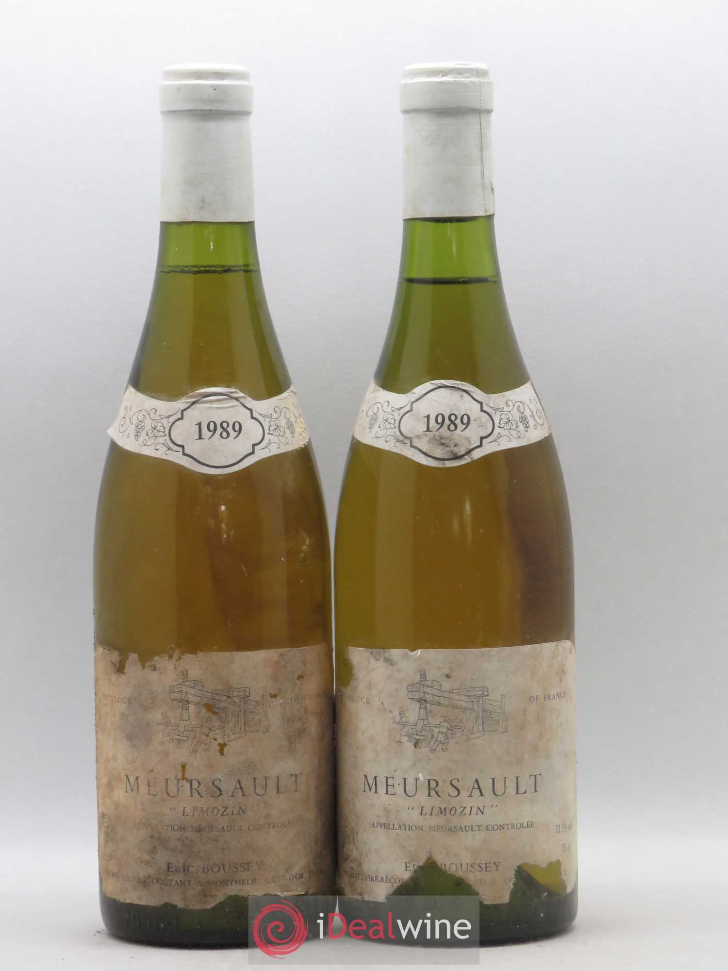 Meursault Limozin Eric Boussey 1989 - Posten von 2 Flaschen - 0