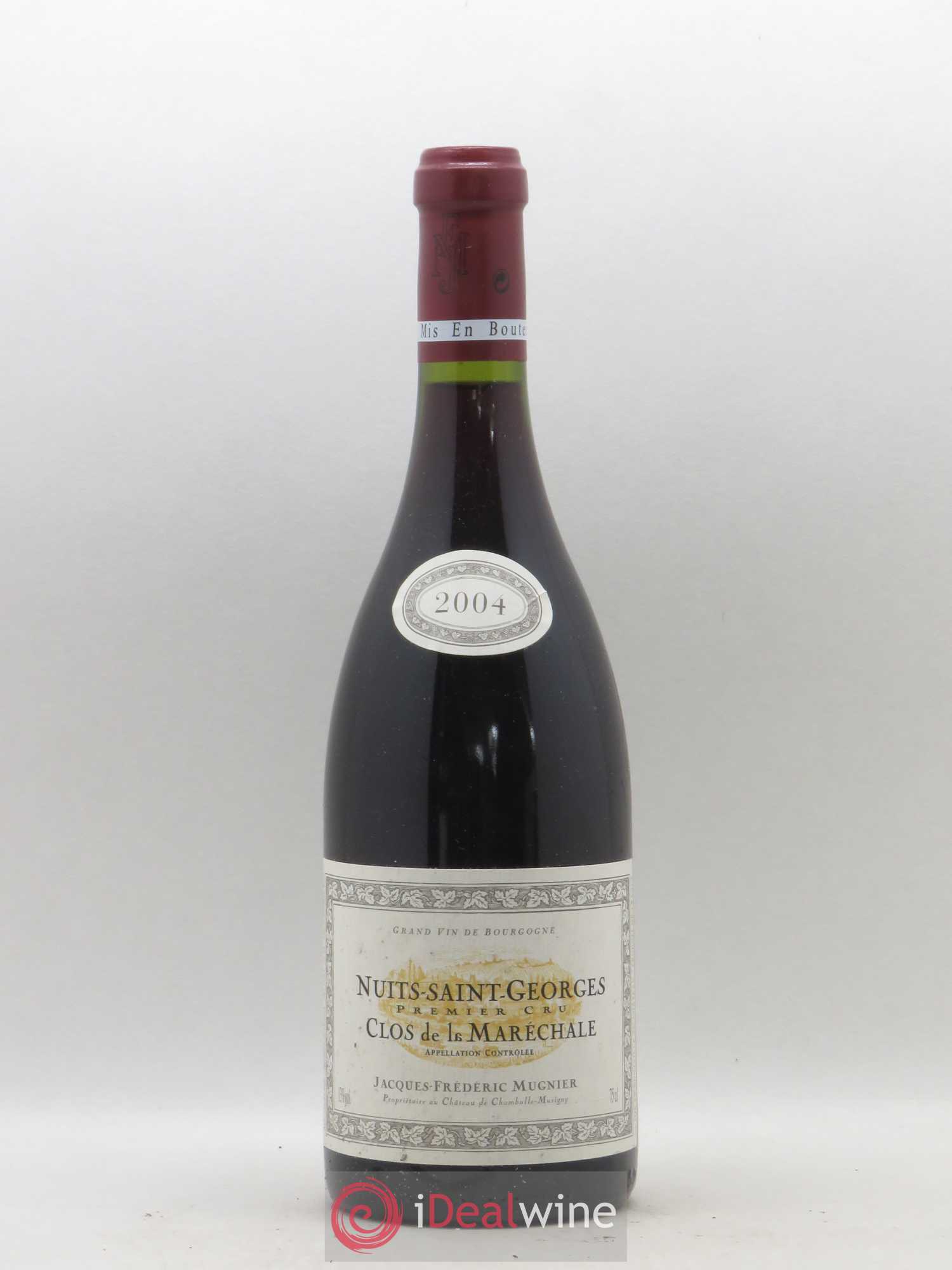 Nuits-Saint-Georges 1er Cru Clos de La Maréchale Jacques-Frédéric Mugnier 2004 - Lot de 1 bouteille - 0