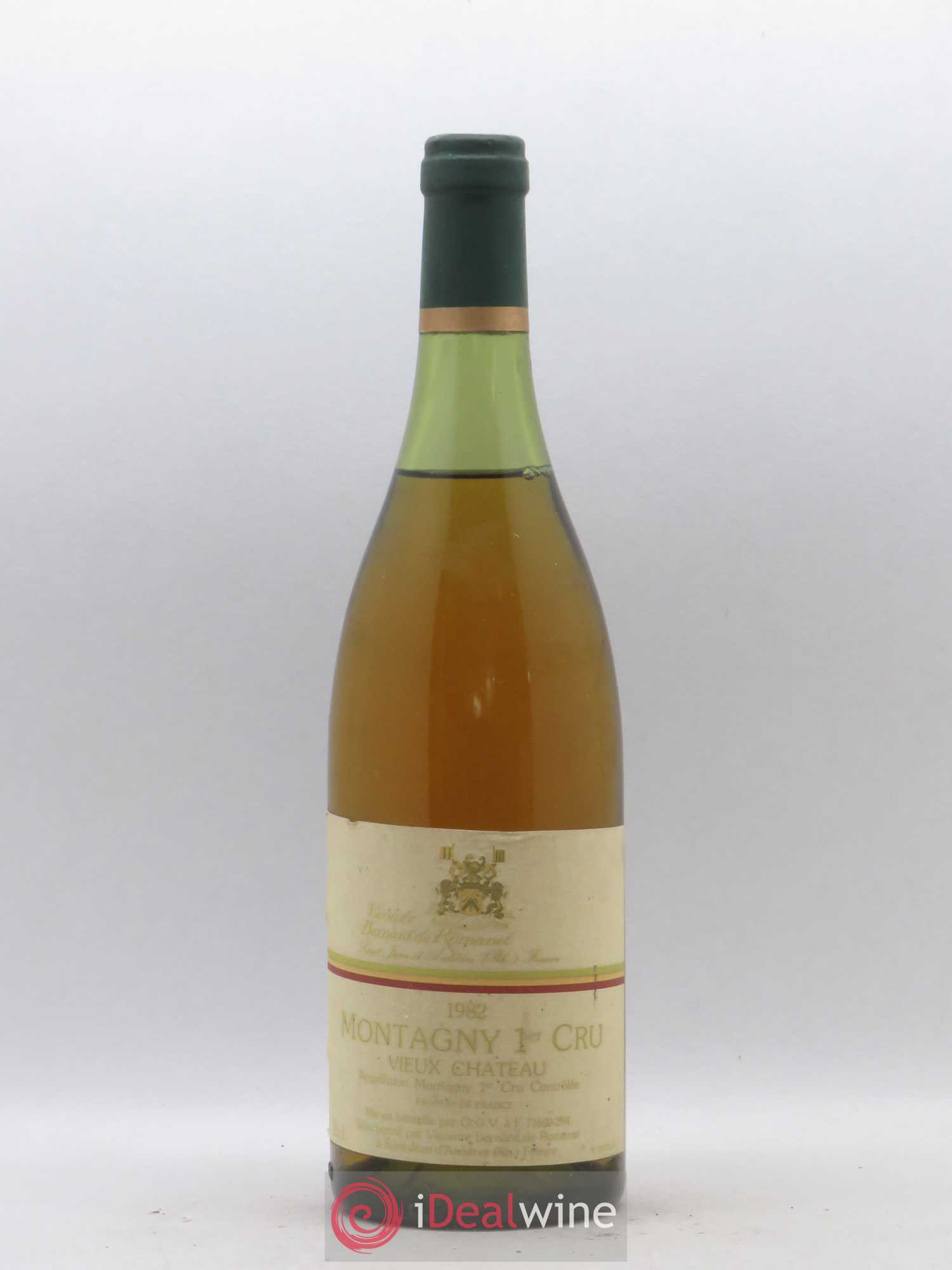 Montagny 1er Cru Vieux Château Bernard De Romanet 1982 - Posten von 1 Flasche - 0
