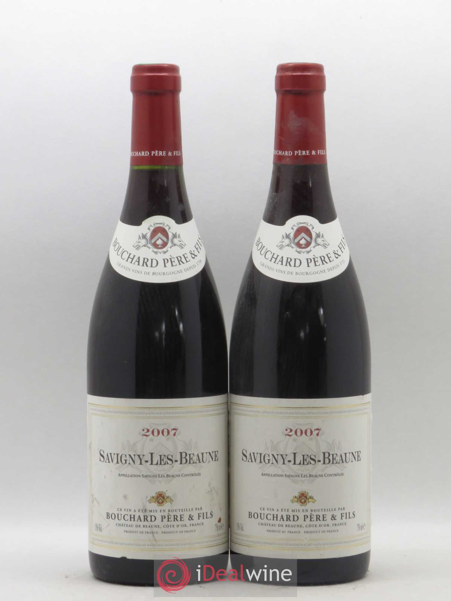 Savigny-lès-Beaune Bouchard Pere Et Fils 2007 - Lot de 2 bouteilles - 0