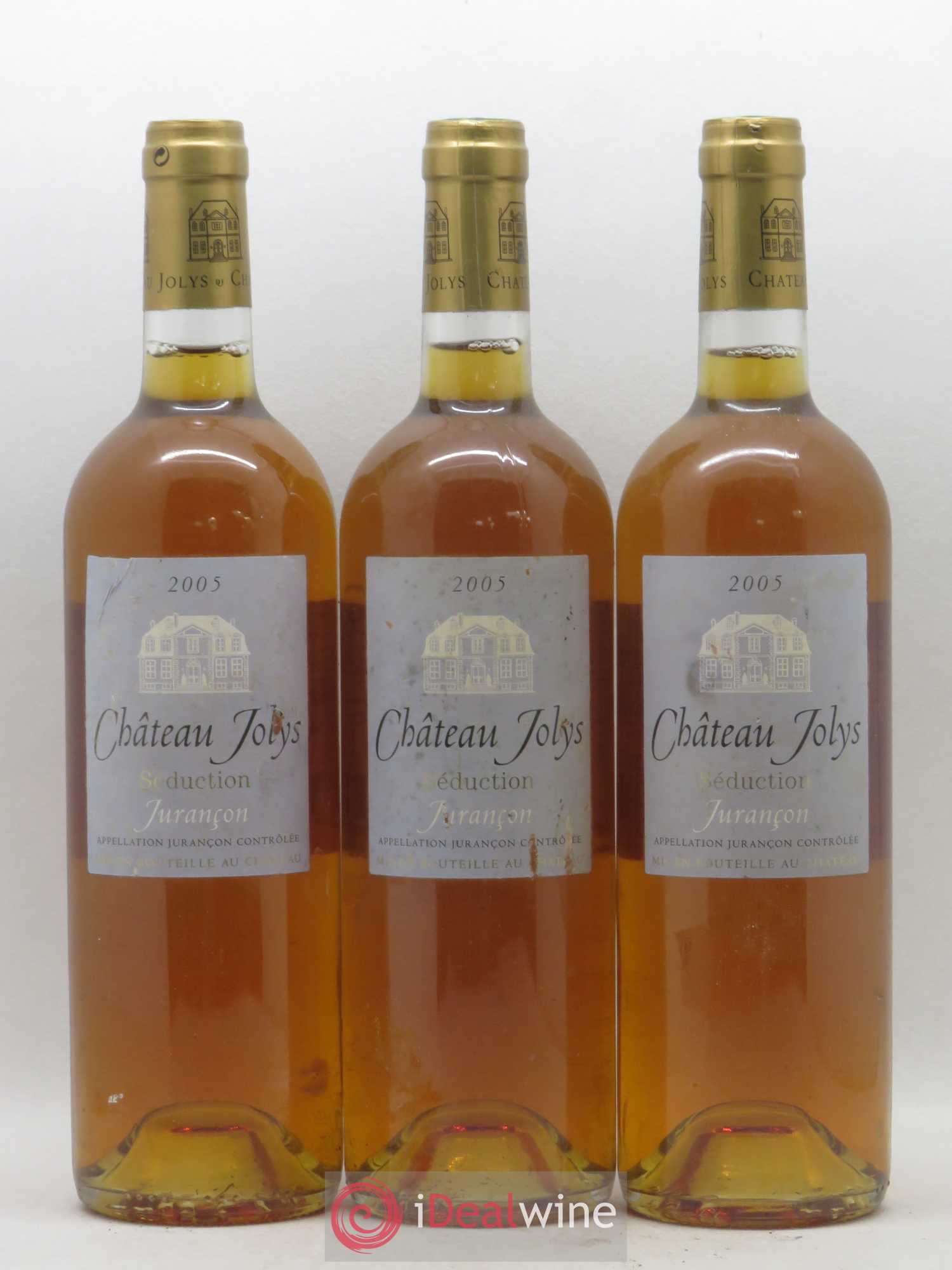 Jurançon Château Jolys Séduction (sans prix de réserve) 2005 - Posten von 3 Flaschen - 0