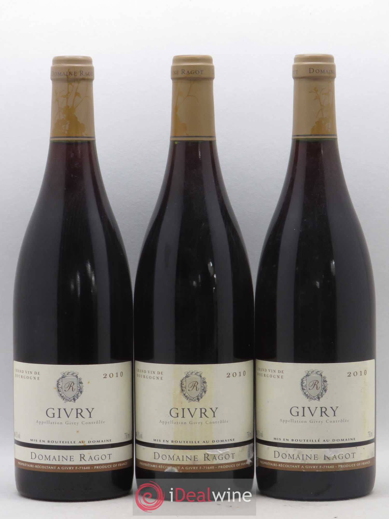 Givry Domaine Ragot 2010 - Posten von 3 Flaschen - 0