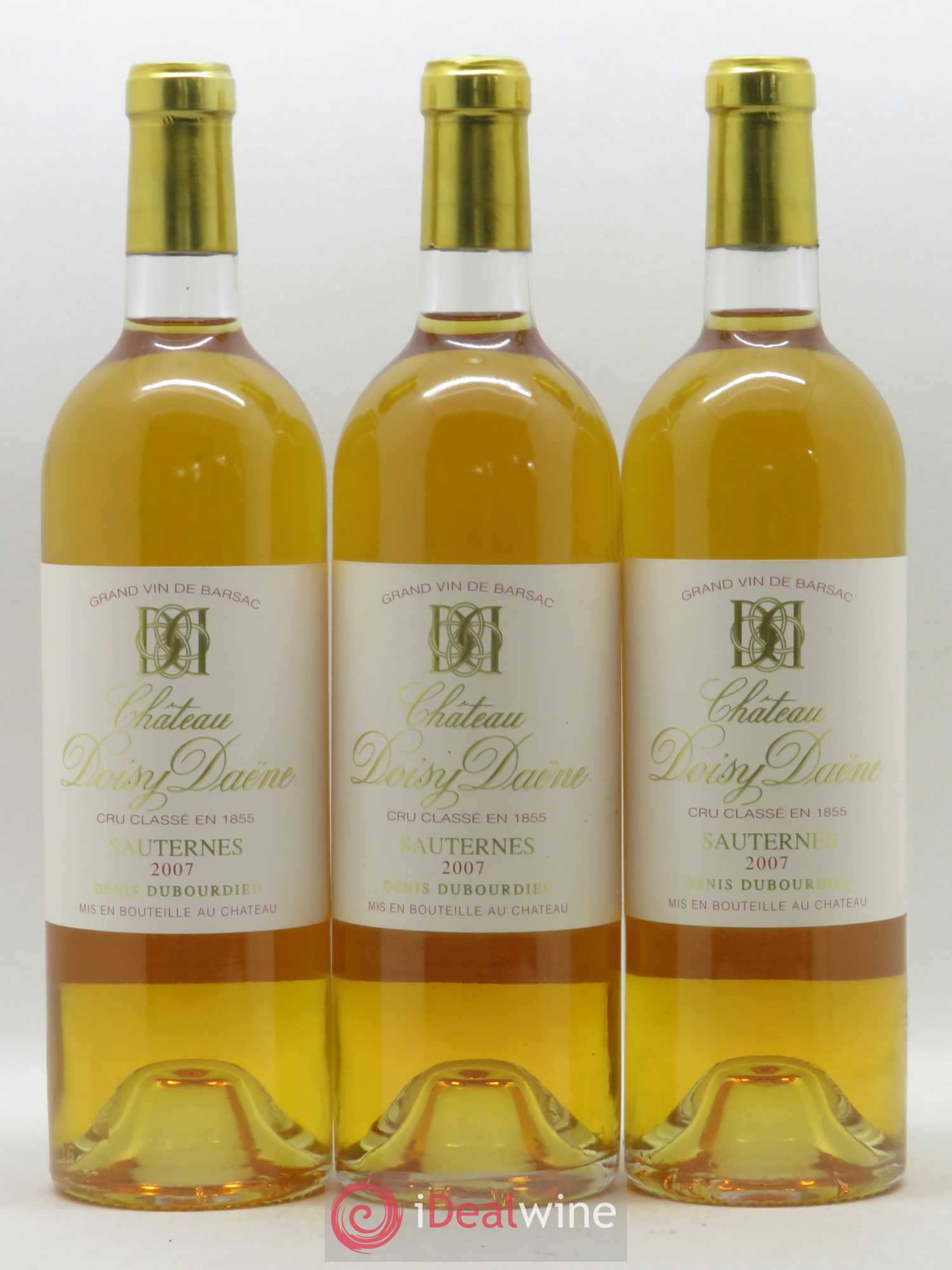 Château Doisy Daëne 2ème Grand Cru Classé 2007 - Lotto di 3 bottiglie - 0