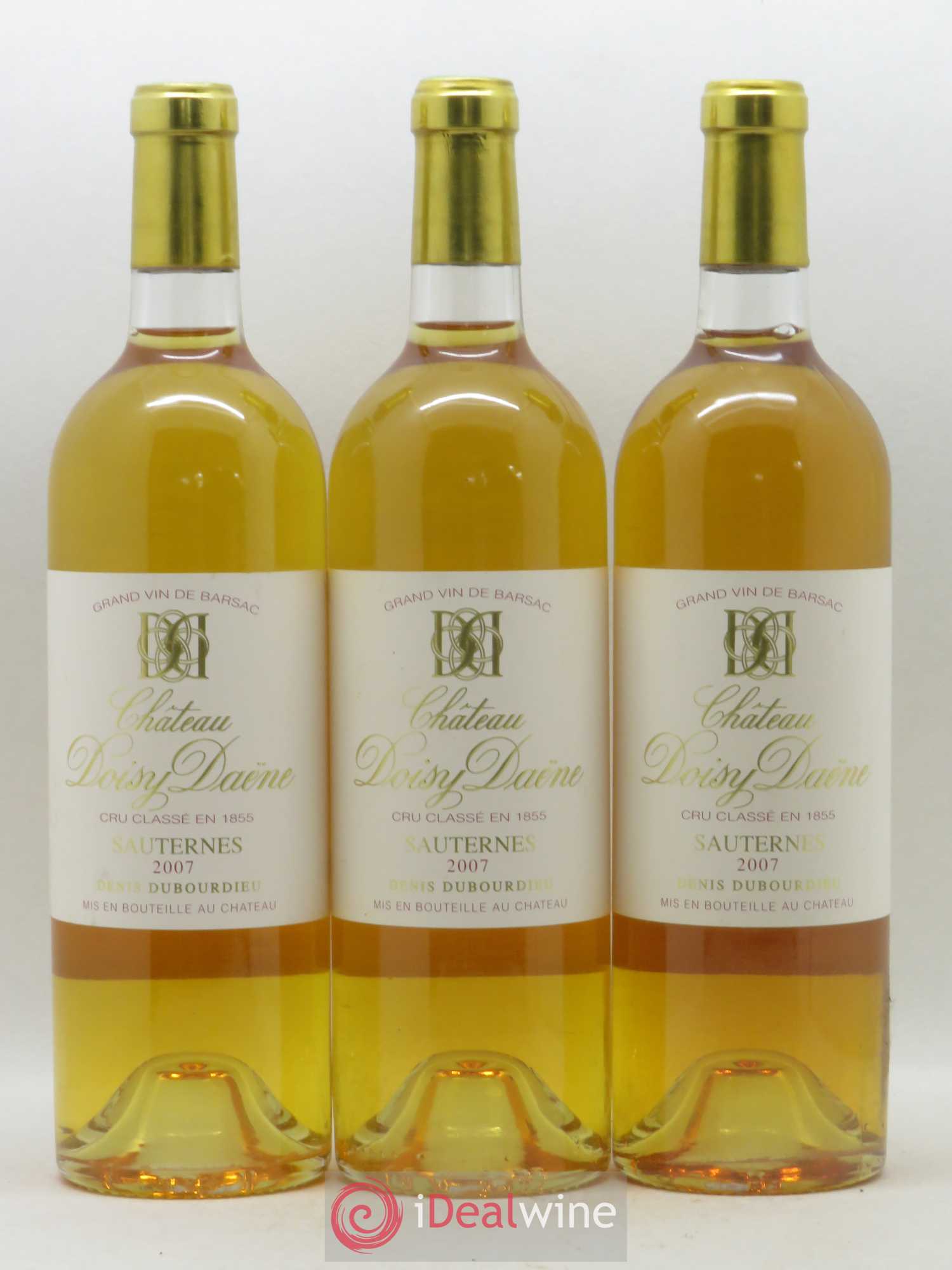 Château Doisy Daëne 2ème Grand Cru Classé 2007 - Lotto di 3 bottiglie - 0