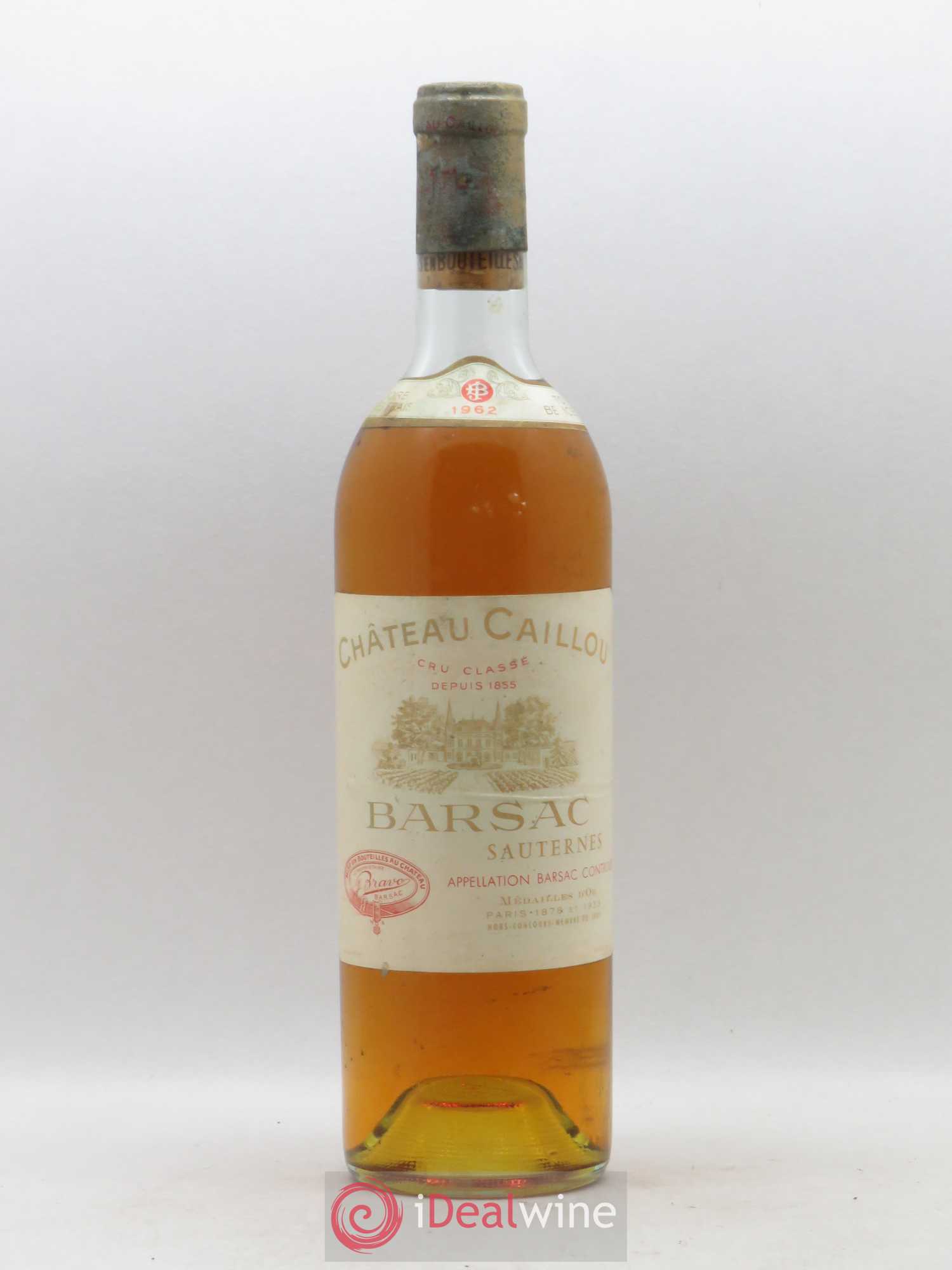 Château Caillou 2ème Grand Cru Classé 1962 - Lotto di 1 bottiglia - 0