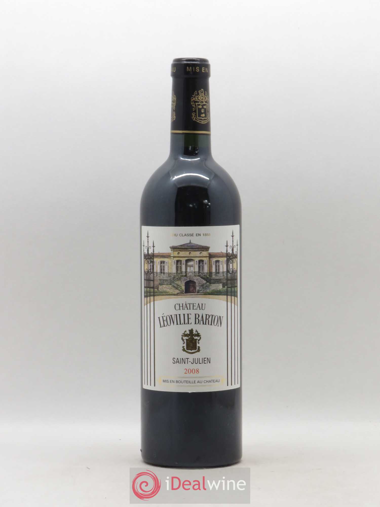 Château Léoville Barton 2ème Grand Cru Classé 2008 - Lot de 1 bouteille - 0
