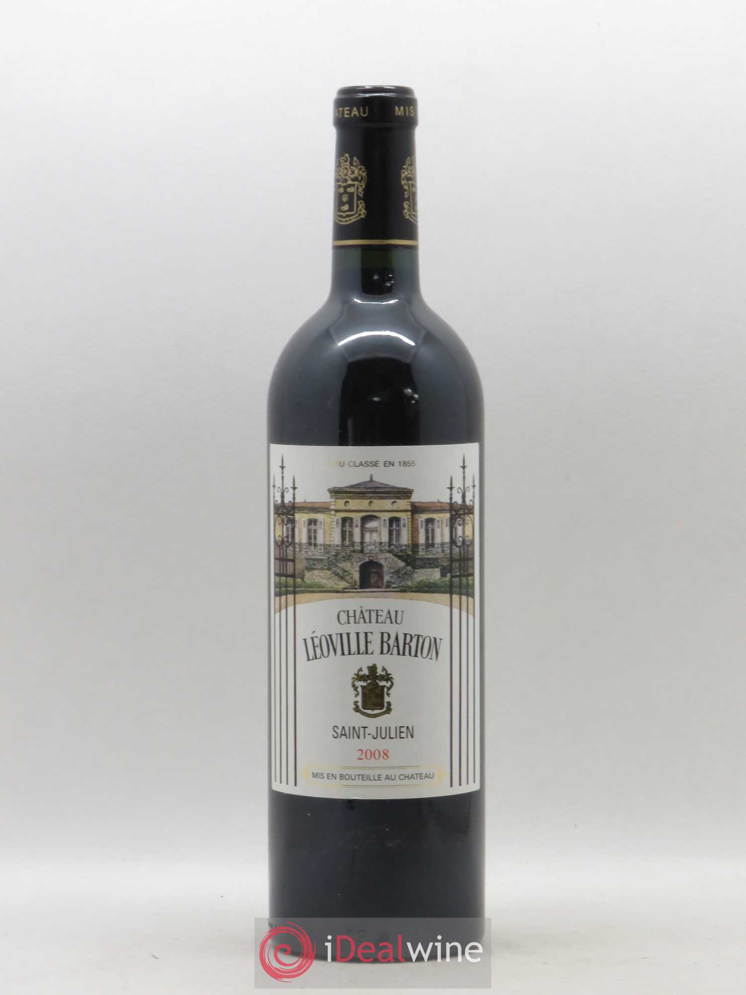 Château Léoville Barton 2ème Grand Cru Classé 2008 - Lot de 1 bouteille - 0