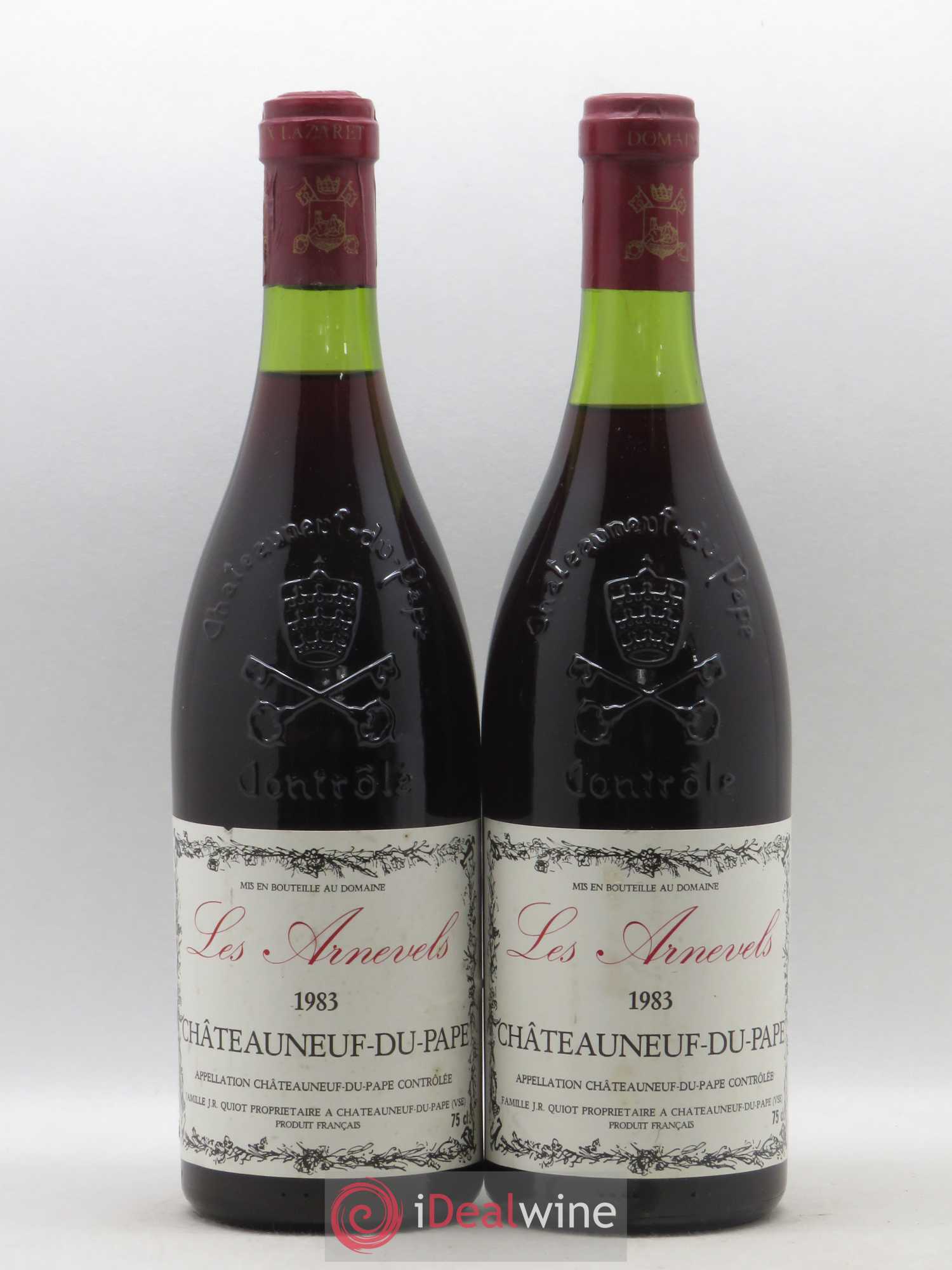 Châteauneuf-du-Pape Les Arnevels Quiot 1983 - Posten von 2 Flaschen - 0