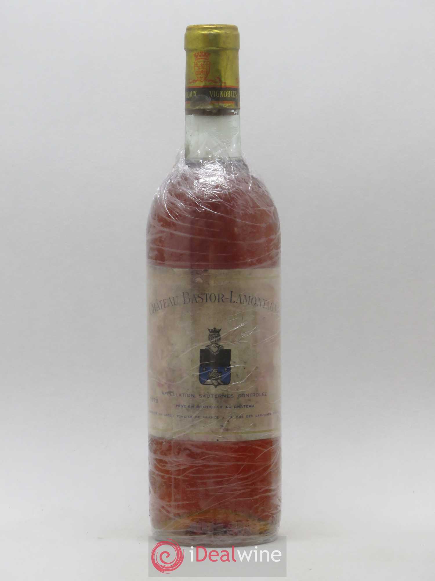 Château Bastor Lamontagne 1970 - Lotto di 1 bottiglia - 0