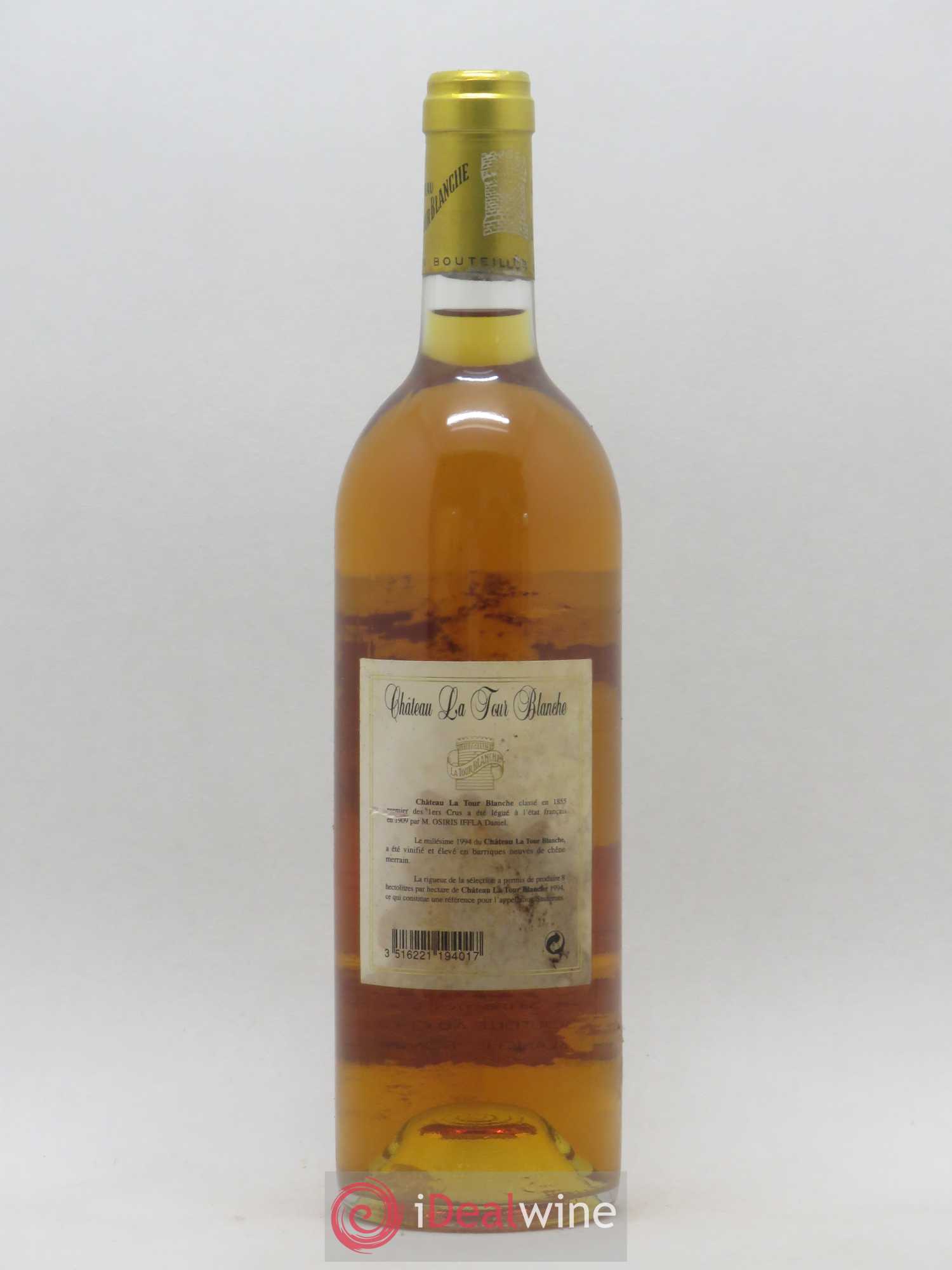 Château la Tour Blanche 1er Grand Cru Classé 1994 - Lotto di 1 bottiglia - 1