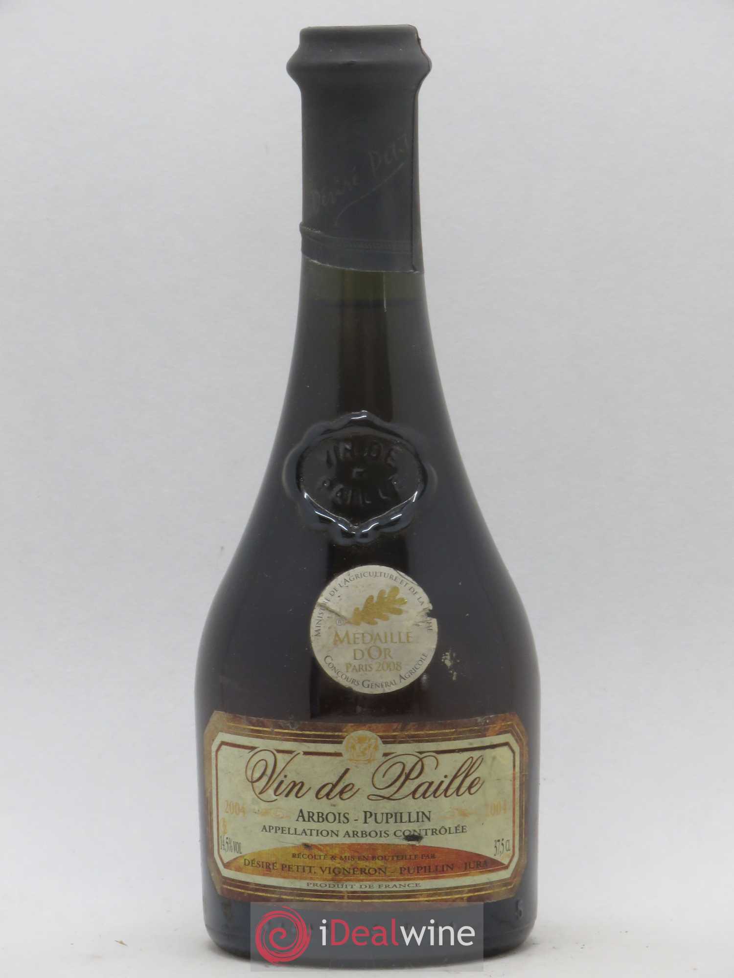 Arbois Vin de Paille Pupillin Desiré Petit (sans prix de réserve) 2004 - Lotto di 1 mezza bottiglia - 0