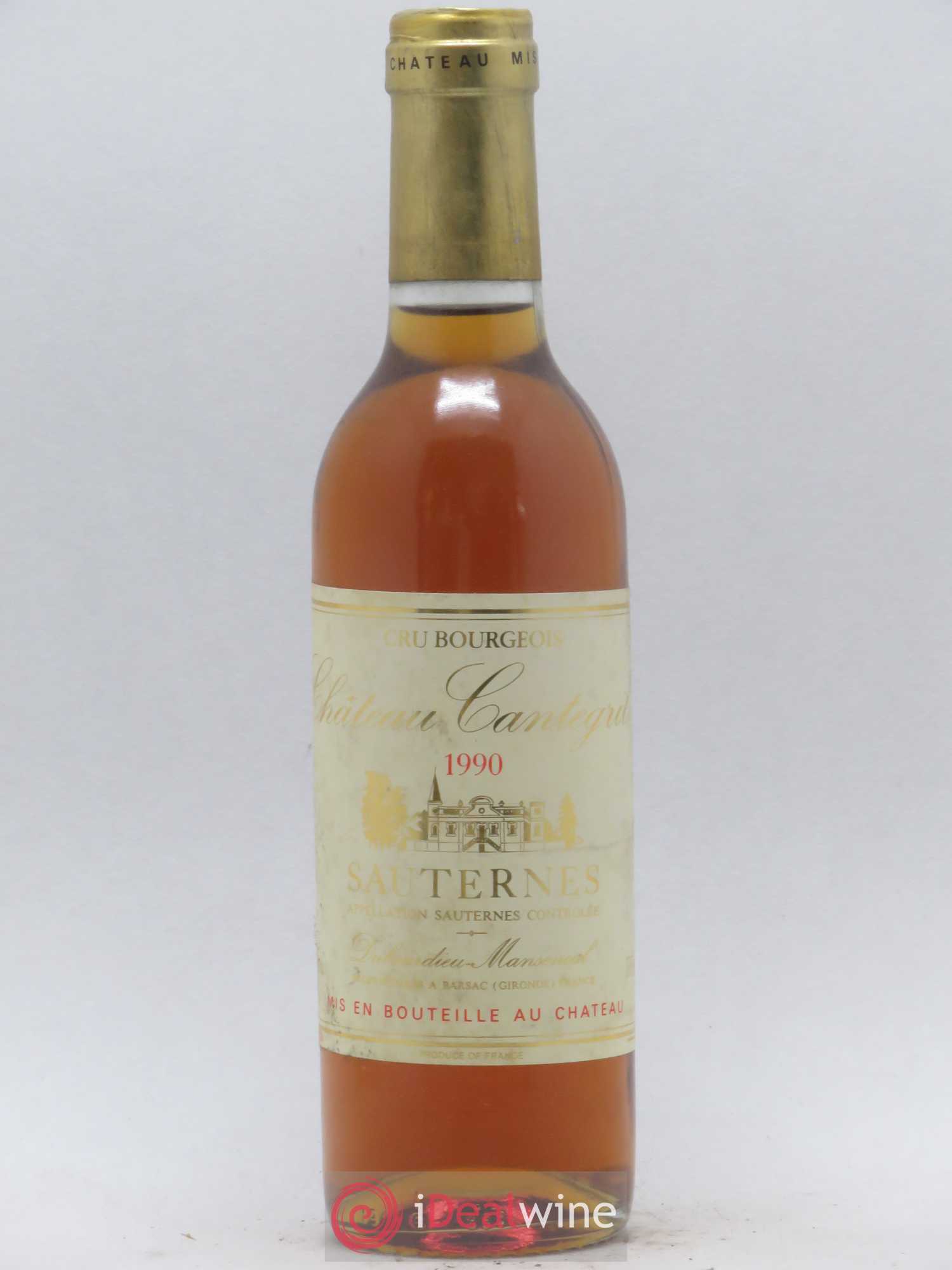 Château Cantegril 1990 - Lotto di 1 mezza bottiglia - 0