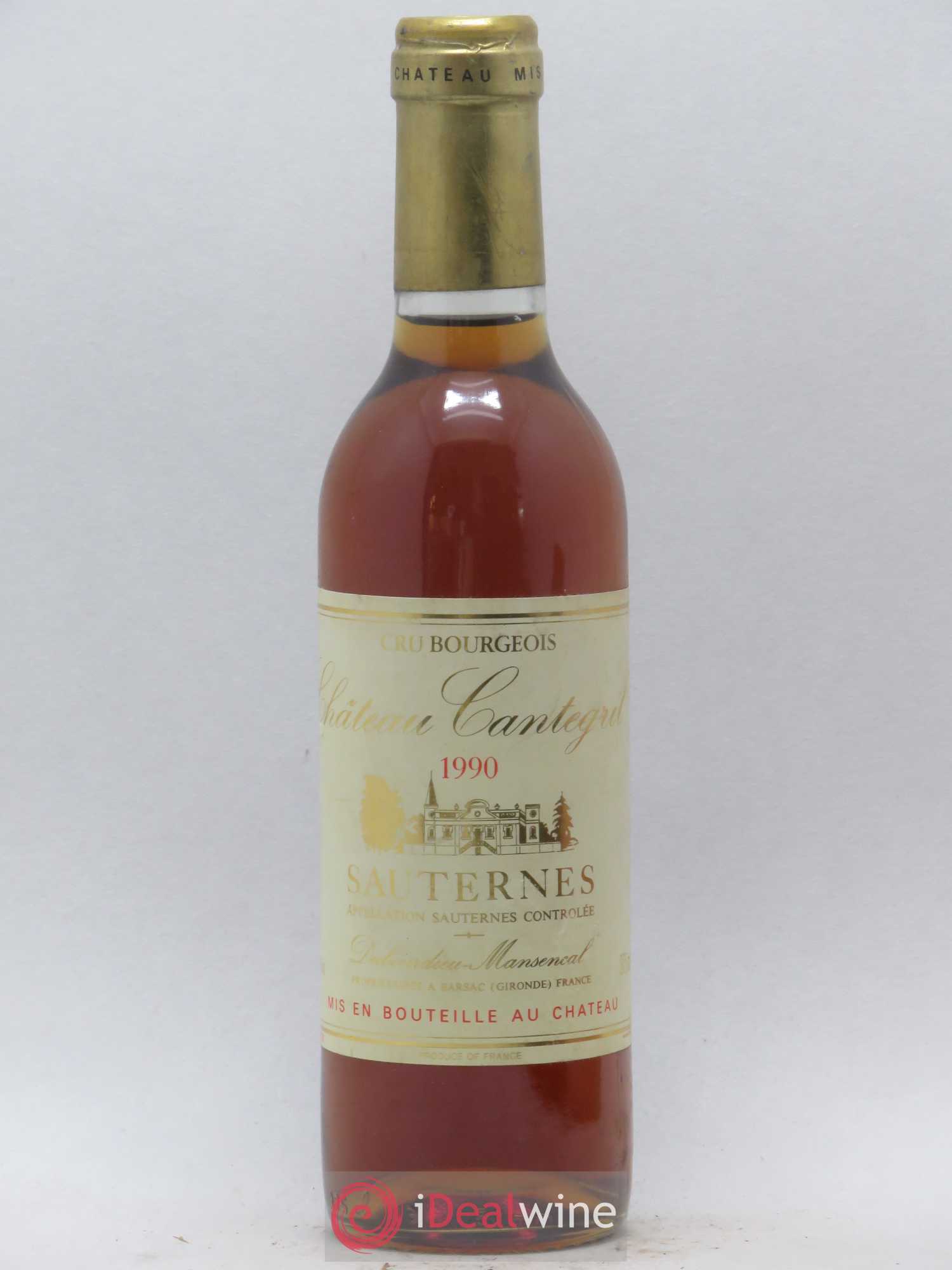 Château Cantegril 1990 - Lotto di 1 mezza bottiglia - 0