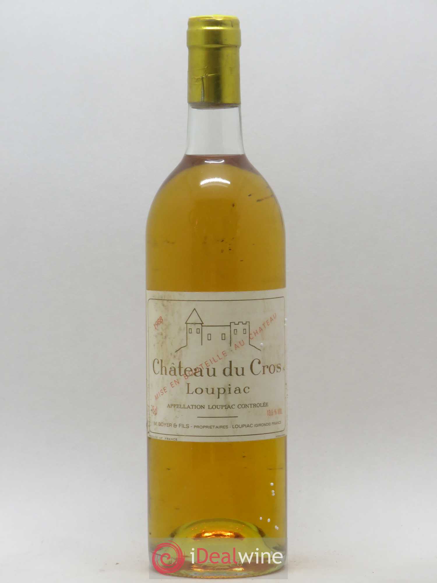 Château du Cros 1988 - Lot de 1 bouteille - 0