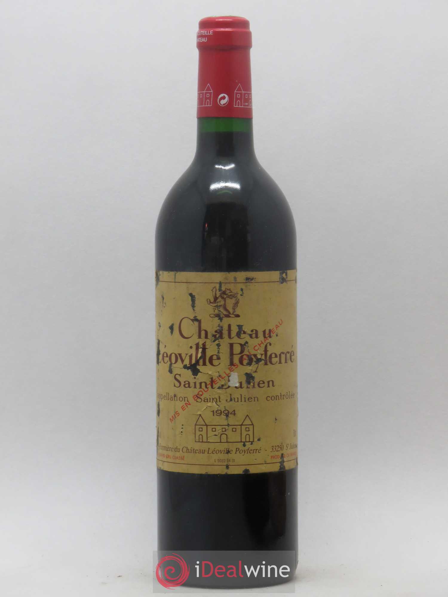 Château Léoville Poyferré 2ème Grand Cru Classé 1994 - Lot de 1 bouteille - 0