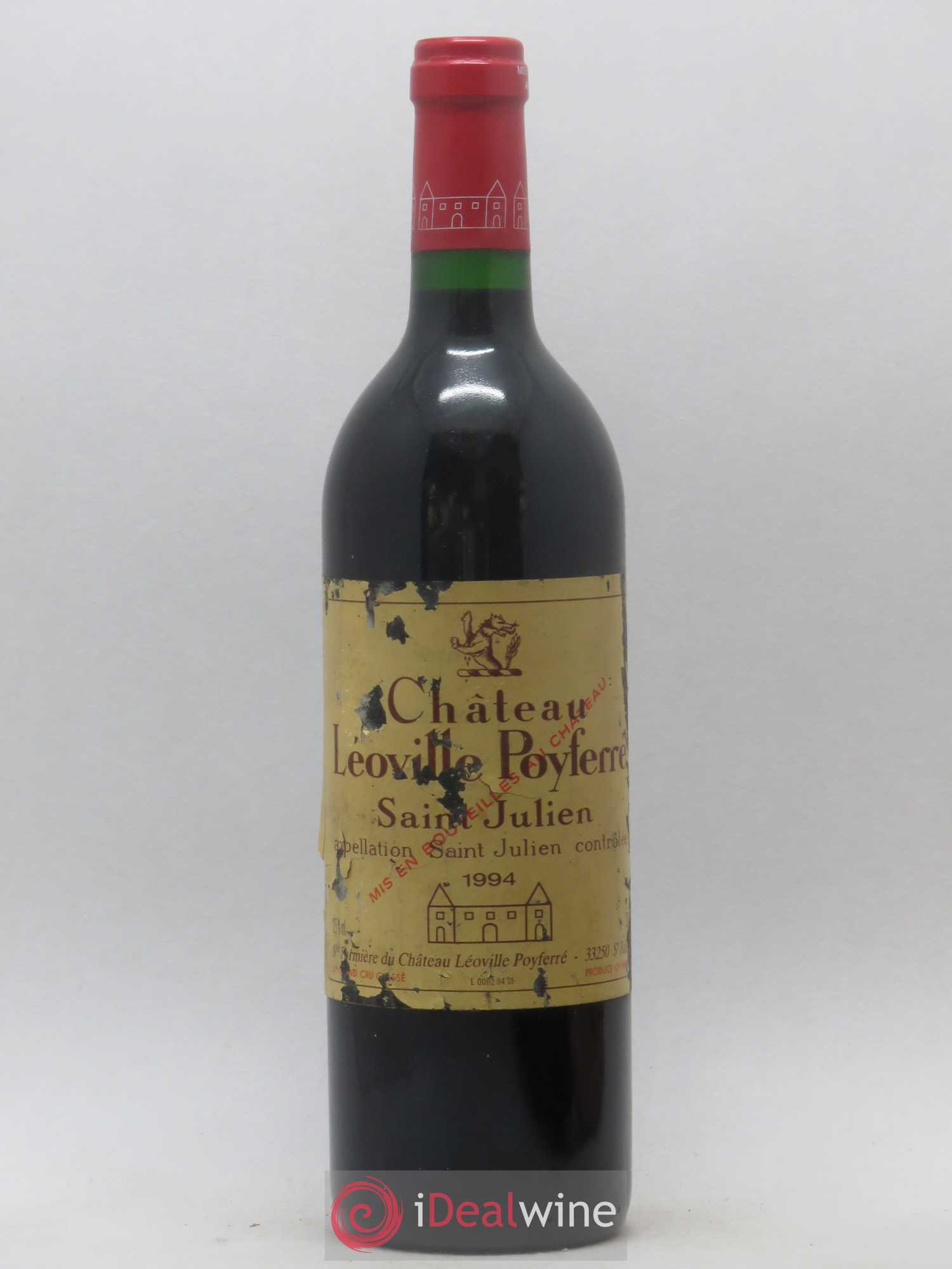 Château Léoville Poyferré 2ème Grand Cru Classé 1994 - Lot de 1 bouteille - 0
