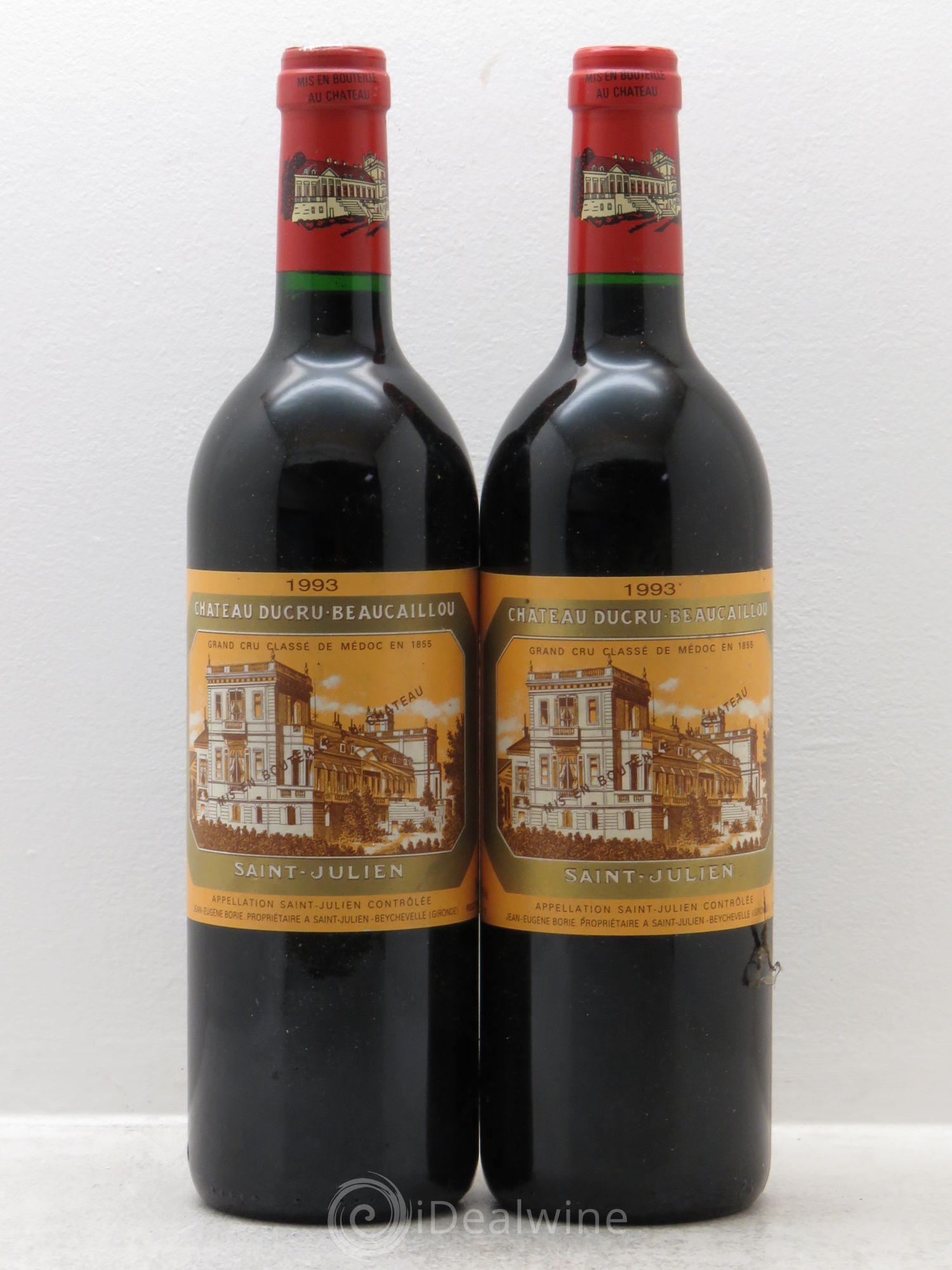 Château Ducru Beaucaillou 2ème Grand Cru Classé 1993 - Lot de 2 bouteilles - 0