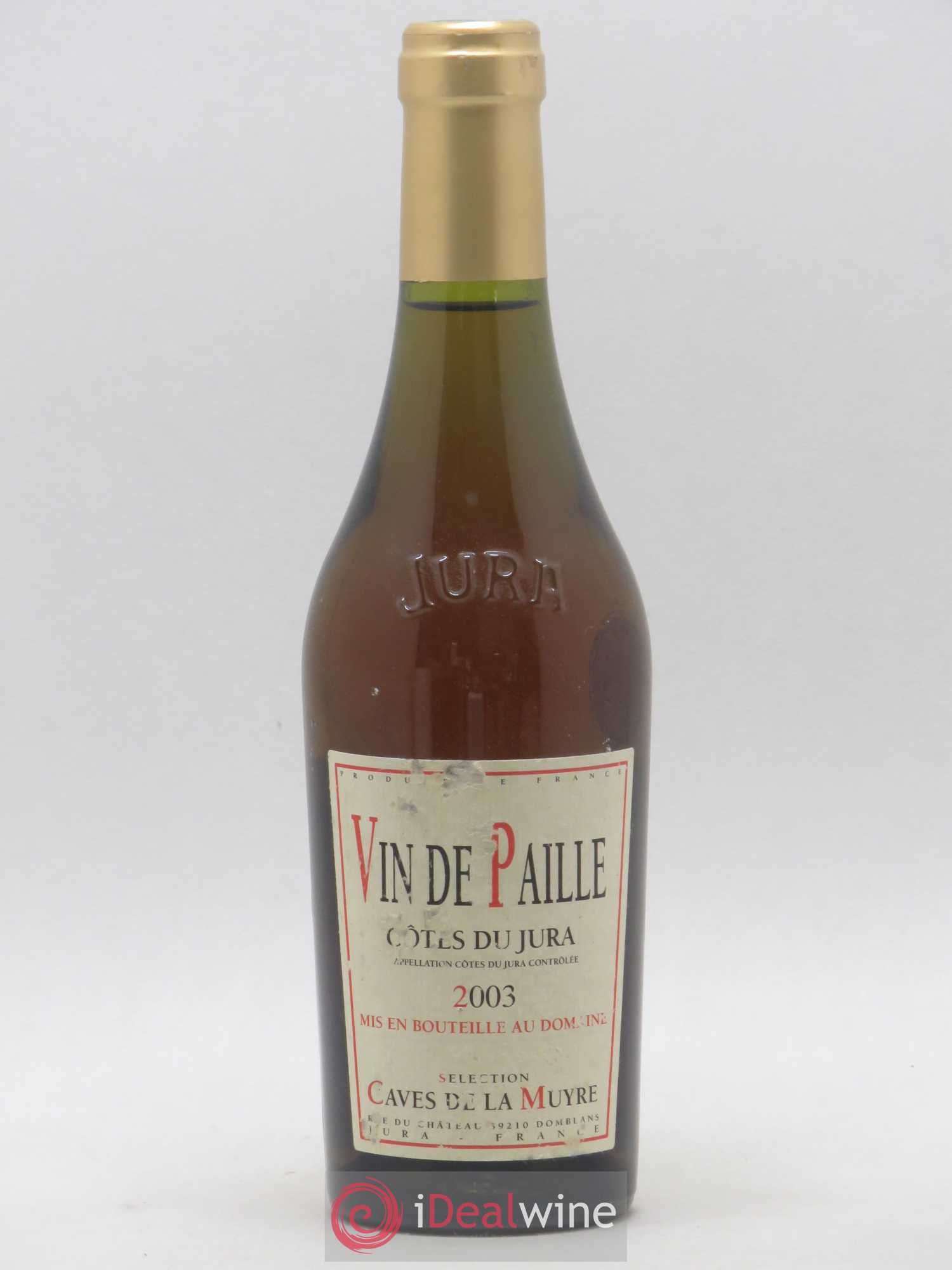 Côtes du Jura Vin de Paille Selection Caves de la Muyre (sans prix de réserve) 2003 - Lotto di 1 mezza bottiglia - 0