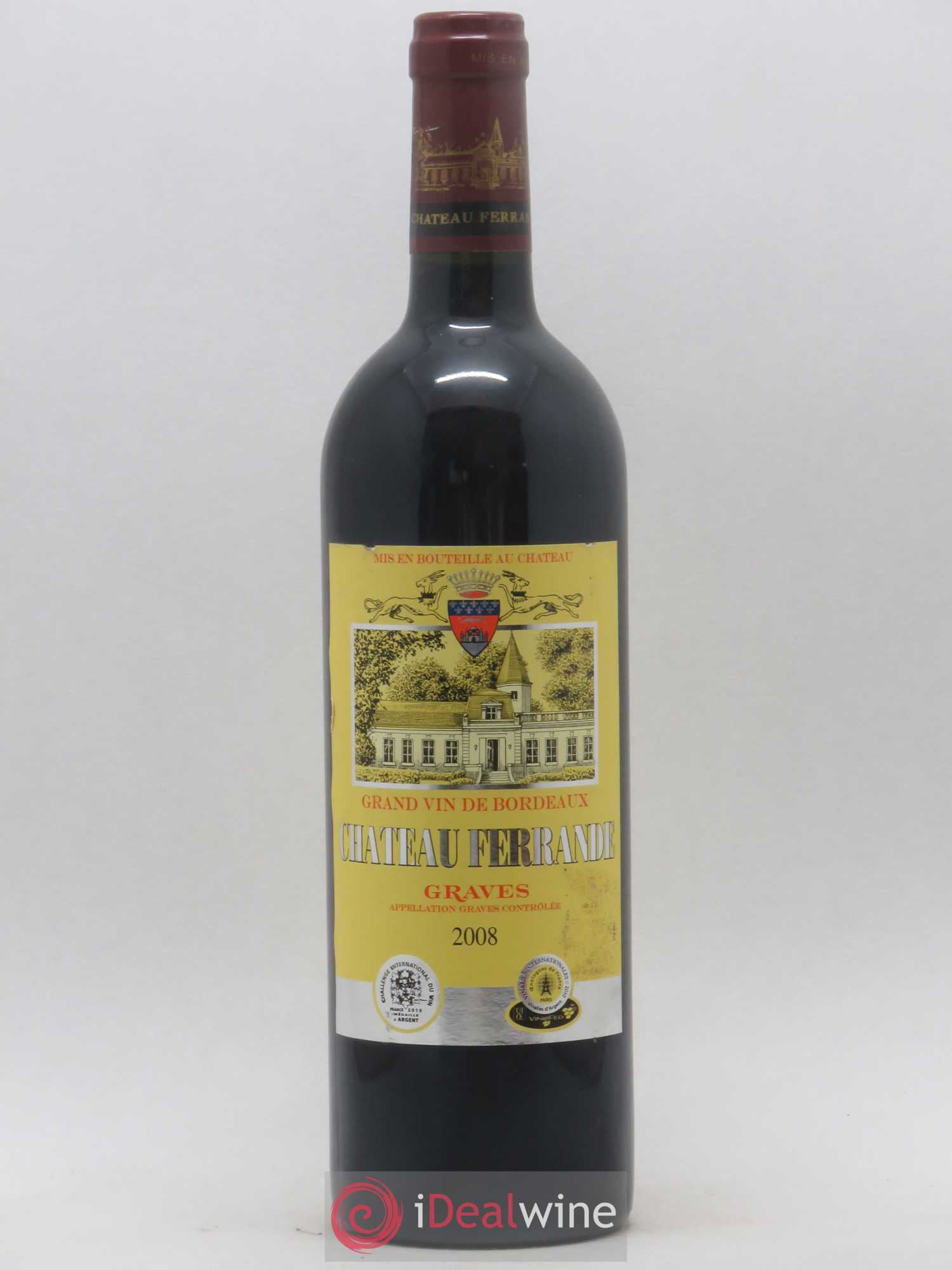 Château Ferrande (sans prix de réserve) 2008 - Lot de 1 bouteille - 0