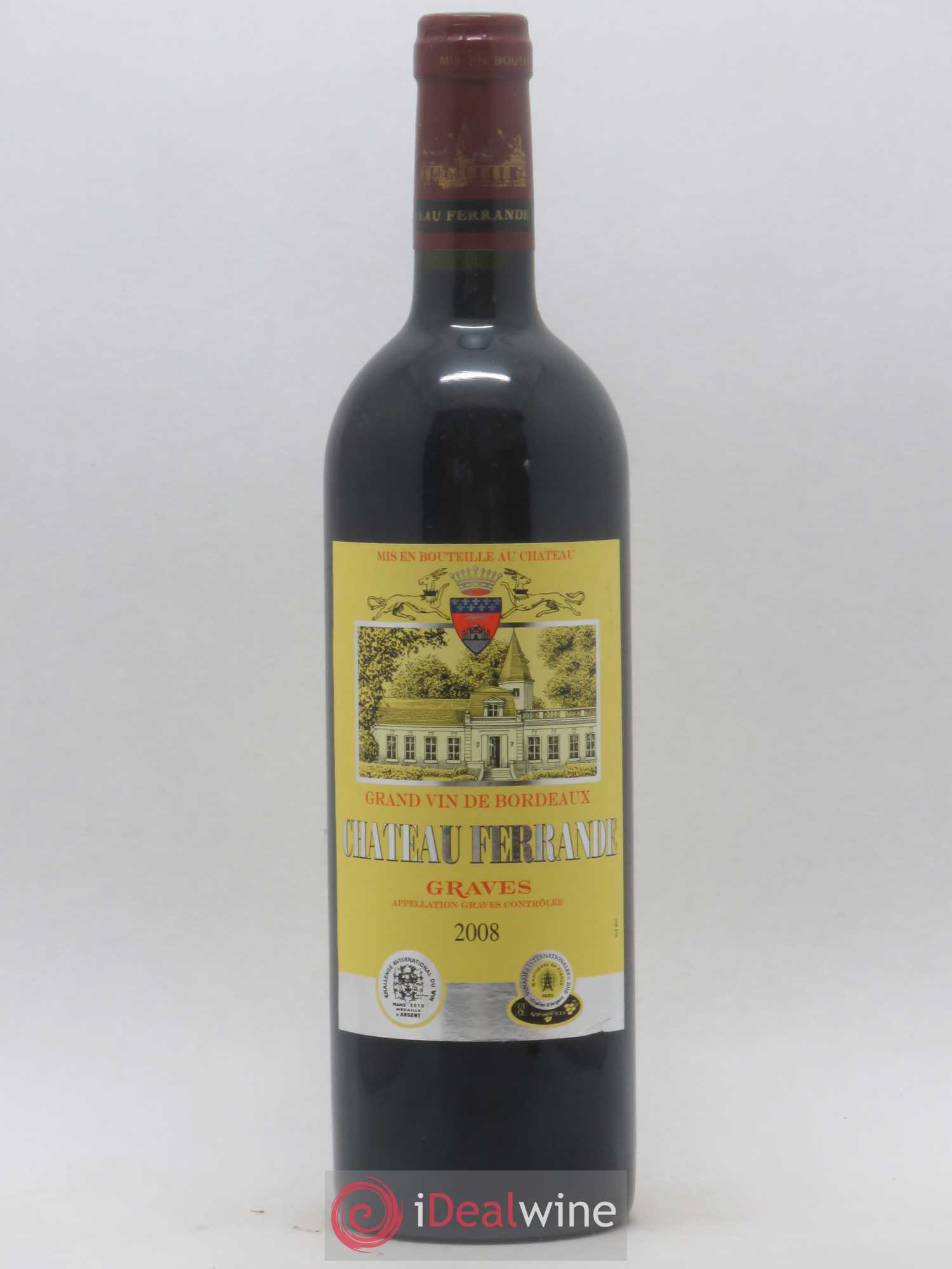 Château Ferrande (sans prix de réserve) 2008 - Lot de 1 bouteille - 0