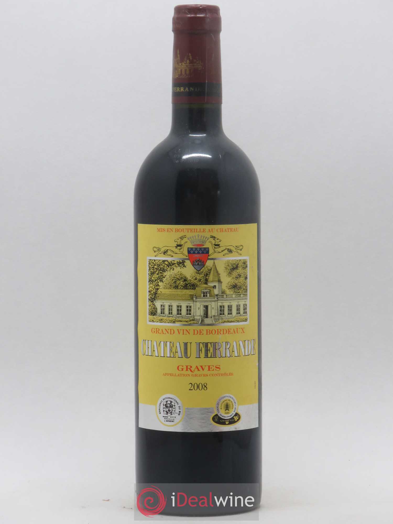 Château Ferrande (sans prix de réserve) 2008 - Lot de 1 bouteille - 0