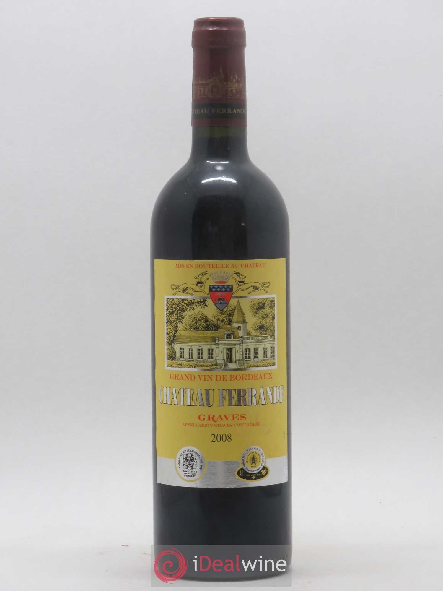 Château Ferrande (sans prix de réserve) 2008 - Lot de 1 bouteille - 0