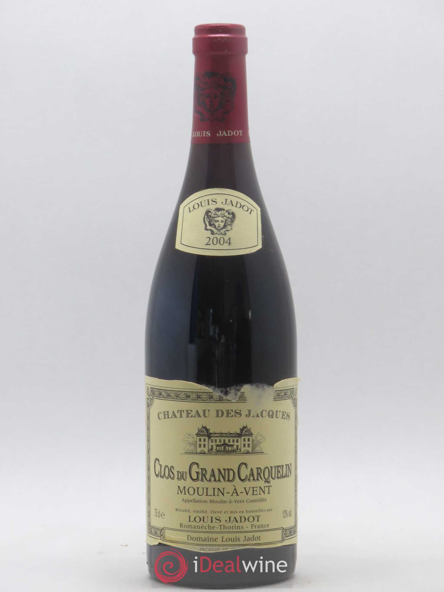 Moulin-à-Vent Clos du Grand Carquelin Château des Jacques 2004 - Lot de 1 bouteille - 0