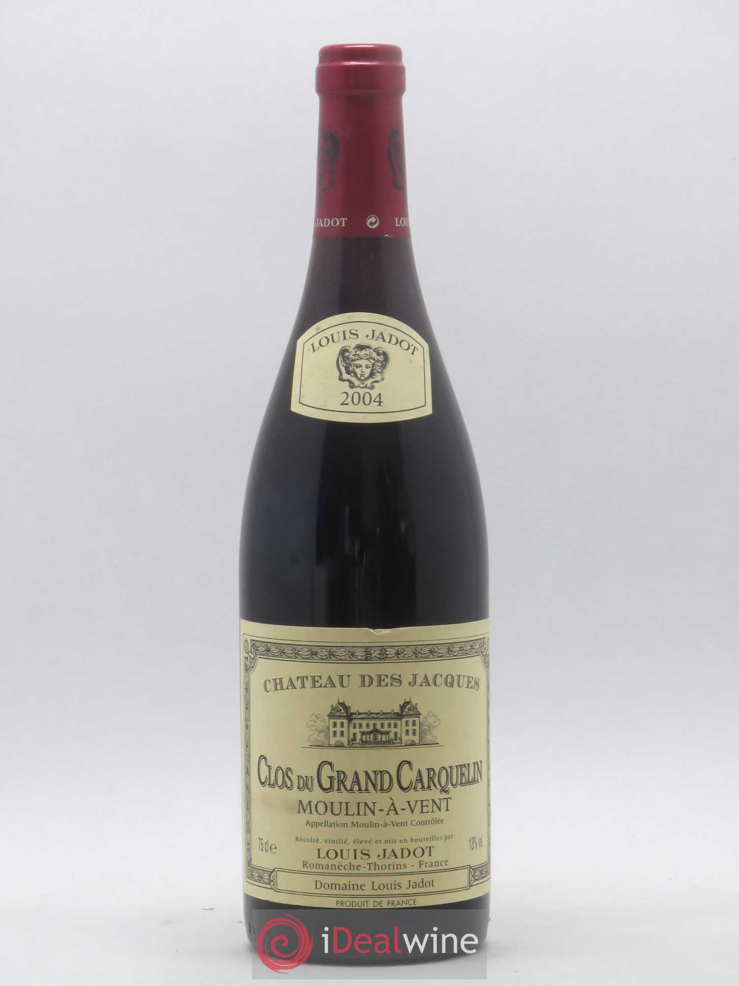 Moulin-à-Vent Clos du Grand Carquelin Château des Jacques 2004 - Lot de 1 bouteille - 0