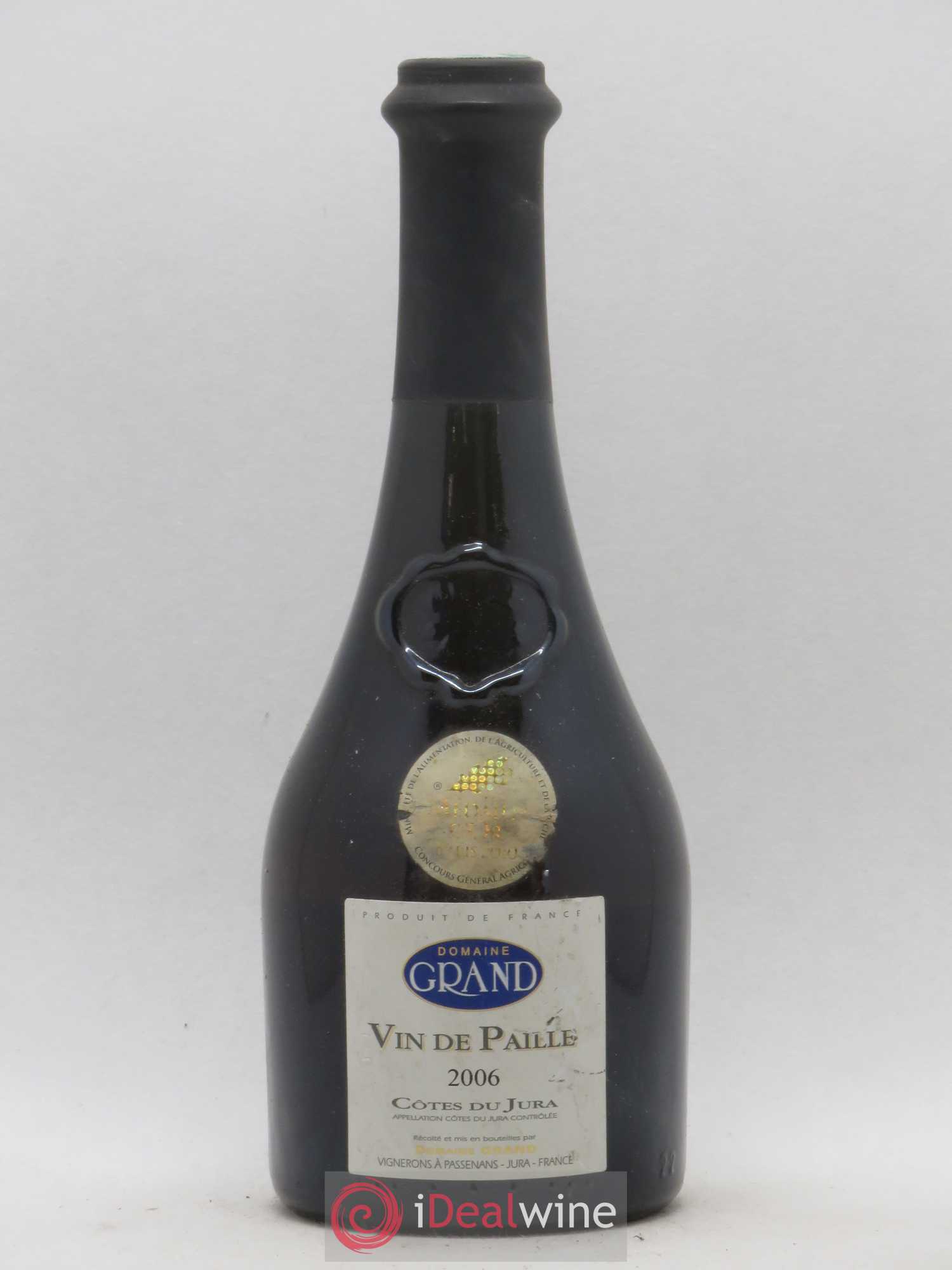 Côtes du Jura Vin de Paille Domaine Grand 2006 - Lotto di 1 mezza bottiglia - 0