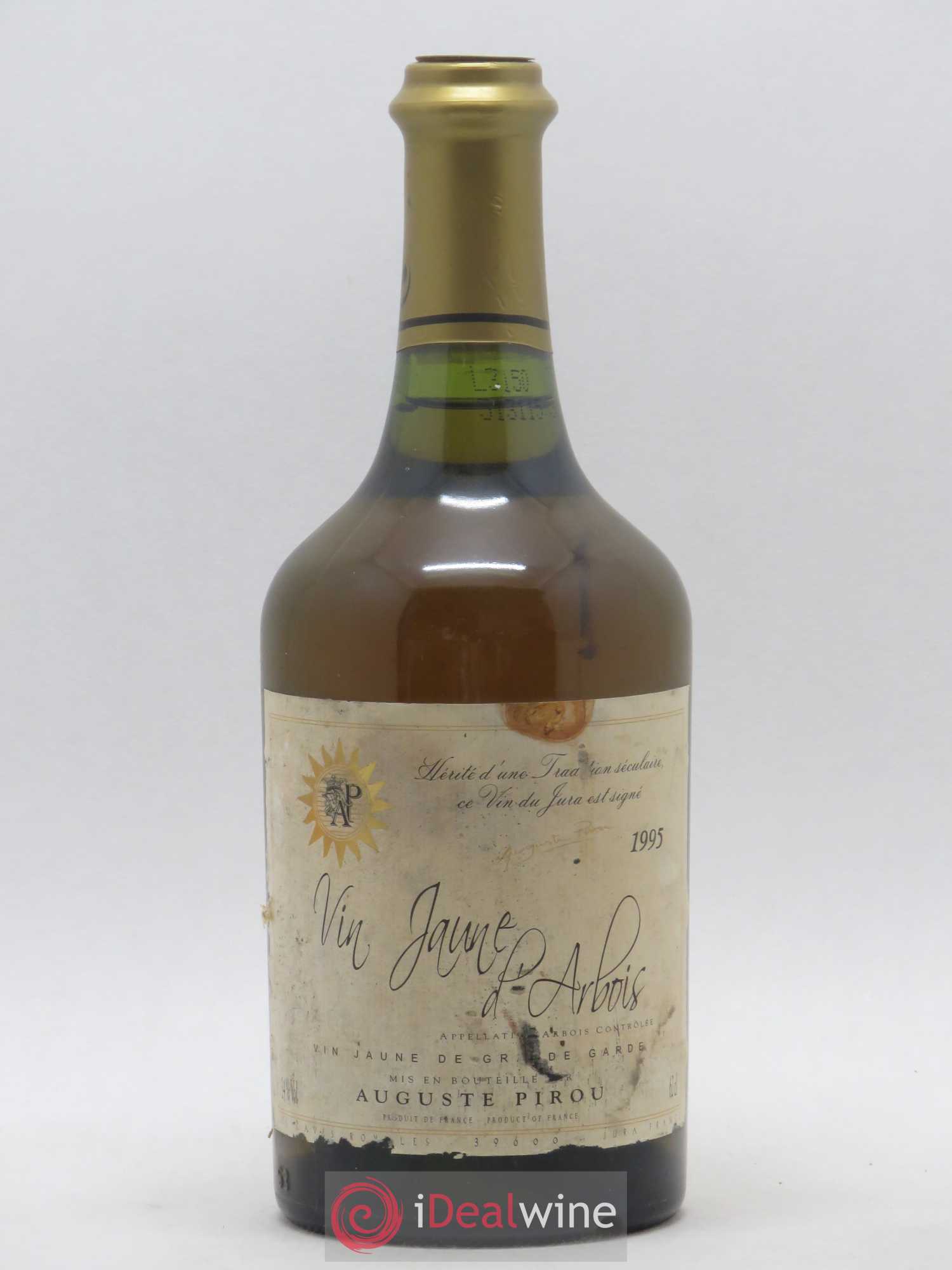 Arbois Vin Jaune de Grande garde Auguste Pirou (sans prix de réserve) 1995 - Posten von 1 Flasche - 0