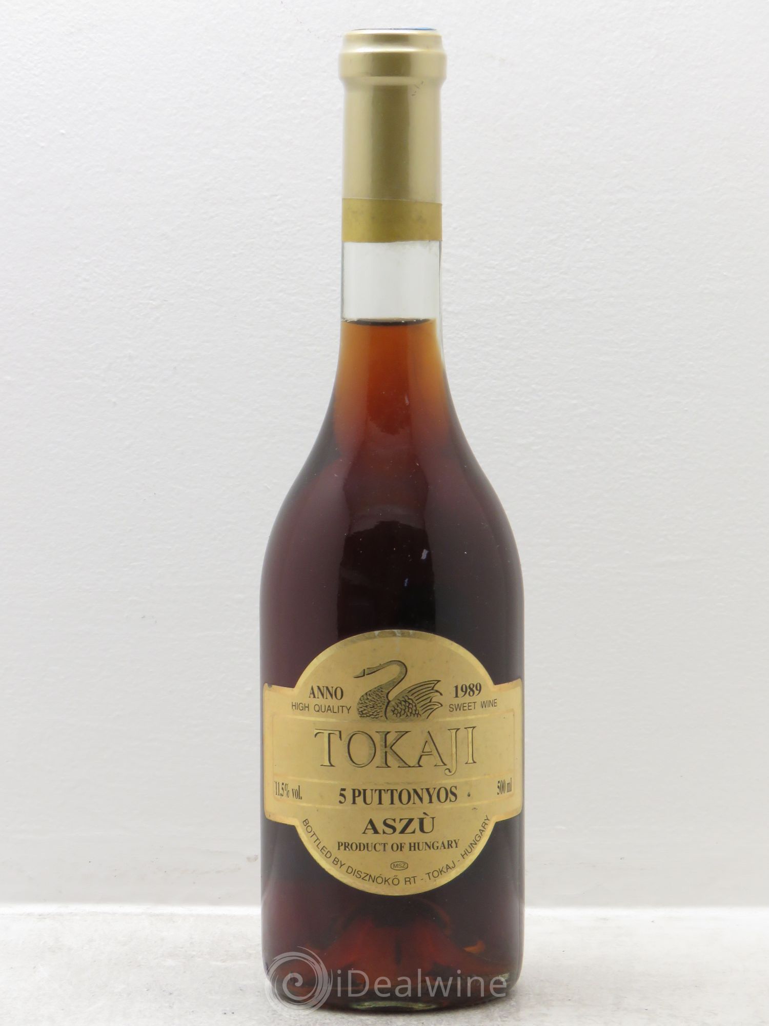 Tokaji Aszu 5 Puttonyos Disznoko (sans prix de réserve) 1989 - Posten von 1 Flasche - 0