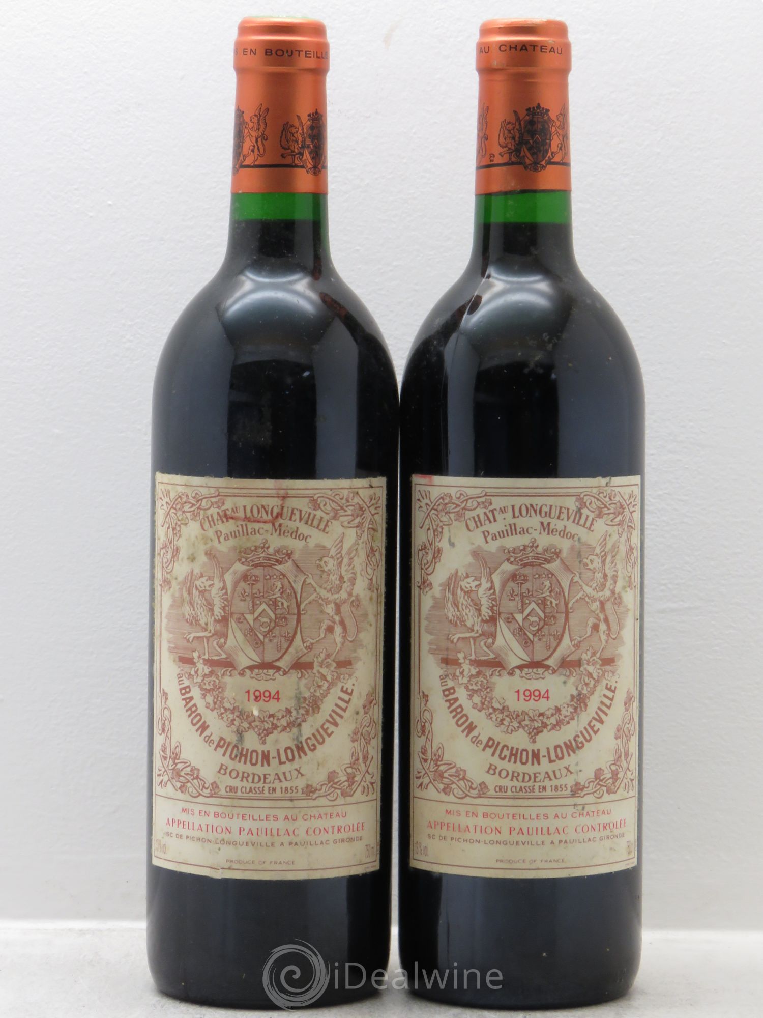 Pichon Longueville Baron 2ème Grand Cru Classé 1994 - Lot de 2 bouteilles - 0