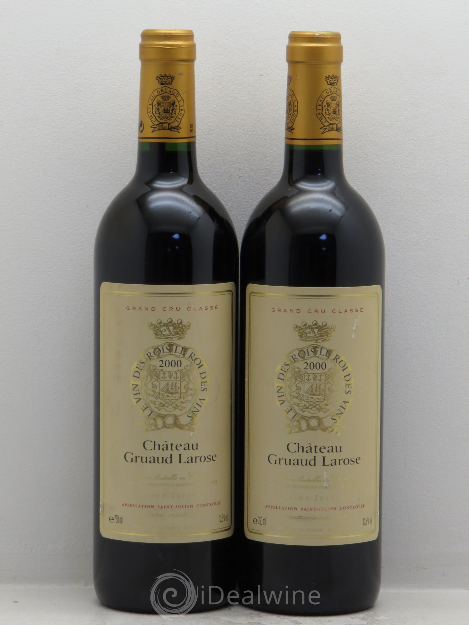Château Gruaud Larose 2ème Grand Cru Classé 2000 - Lot de 2 bouteilles - 0