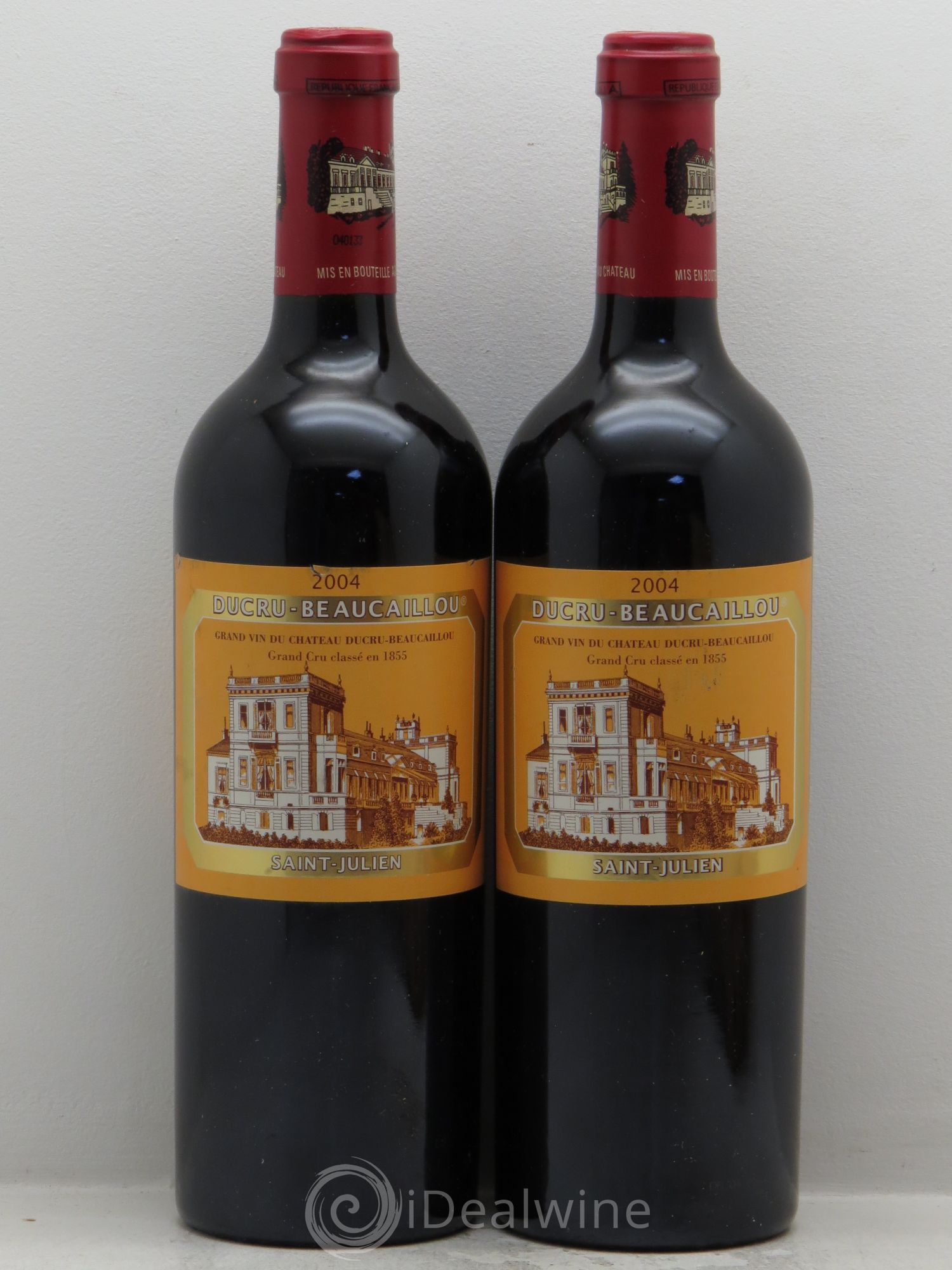 Château Ducru Beaucaillou 2ème Grand Cru Classé 2004 - Lot de 2 bouteilles - 0