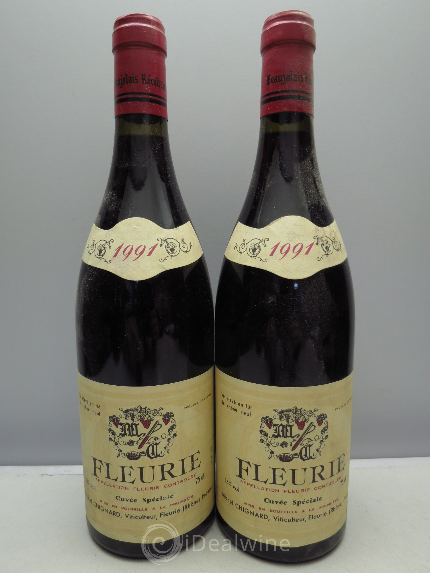 Fleurie Cuvée Spéciale - Chignard 1991 - Posten von 2 Flaschen - 0