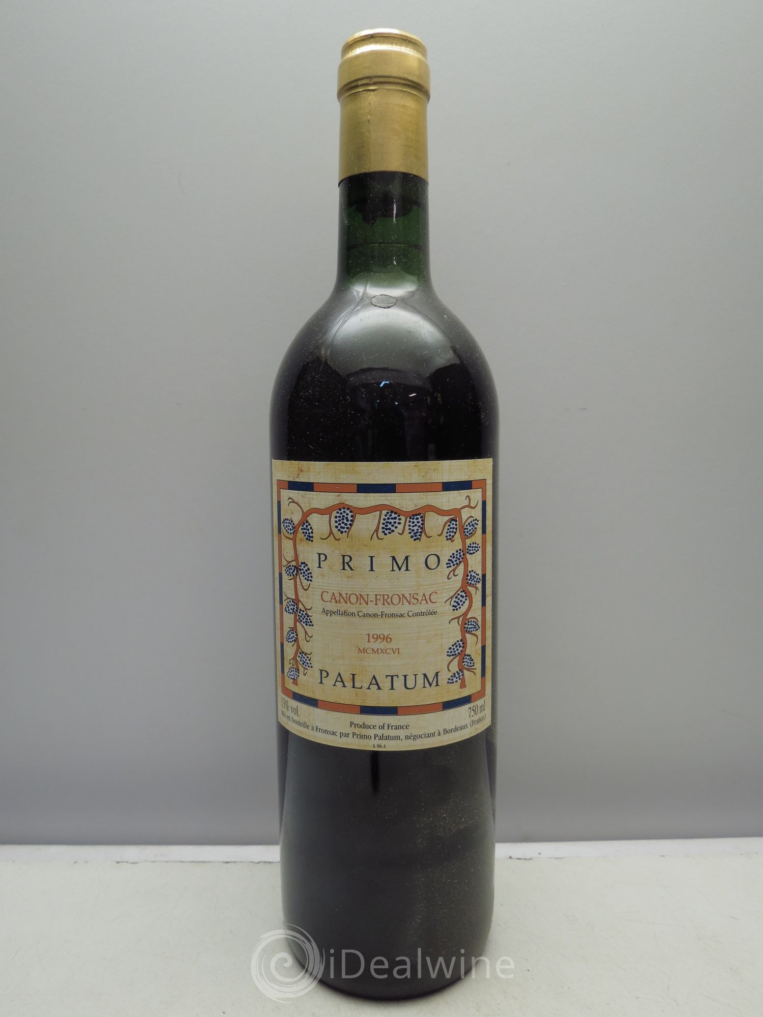 Canon-Fronsac Château Primo Palatum 1996 - Posten von 1 Flasche - 0